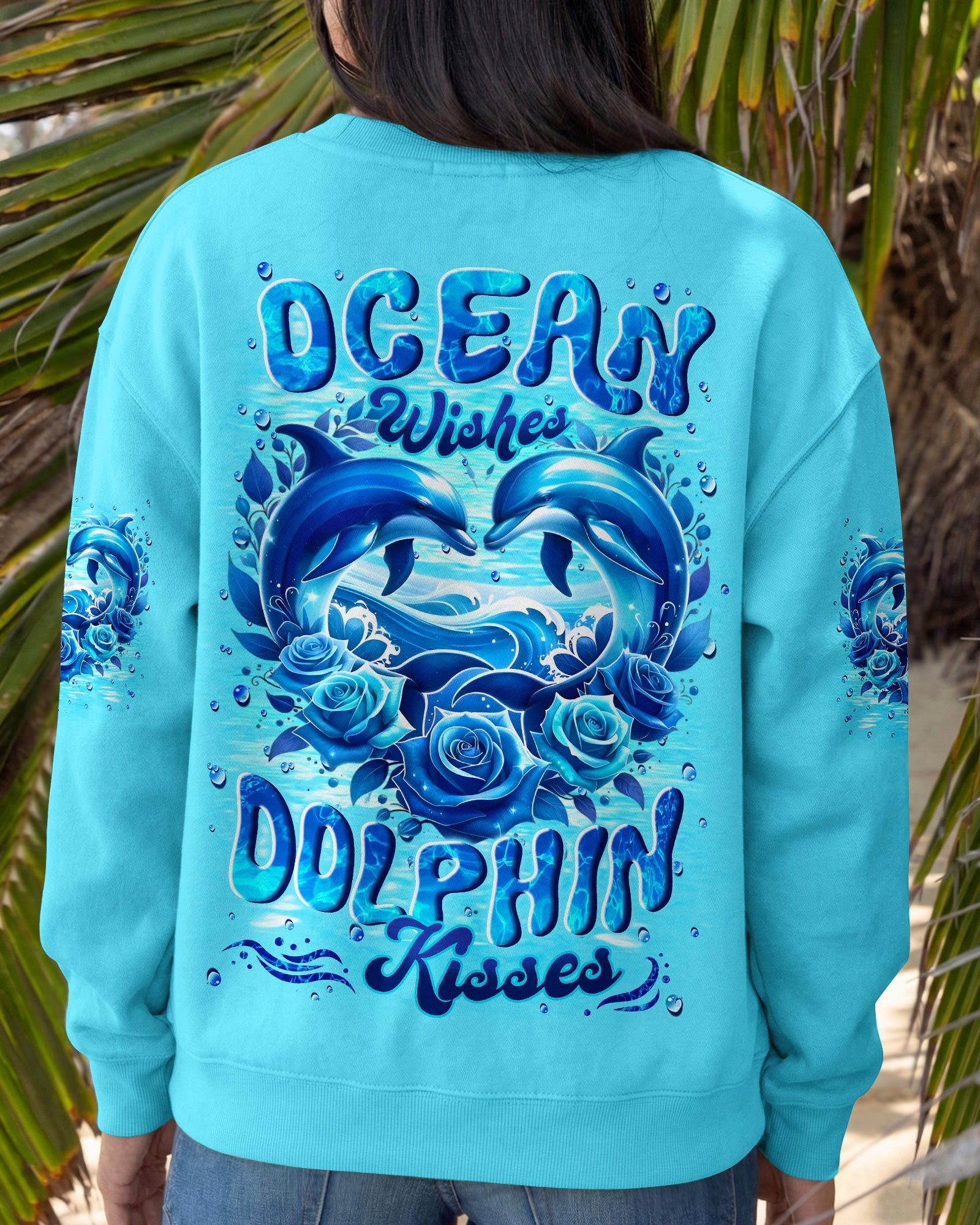 OCEAN WISHES DOLPHIN KISSES ALL OVER PRINT - TYLN2105261