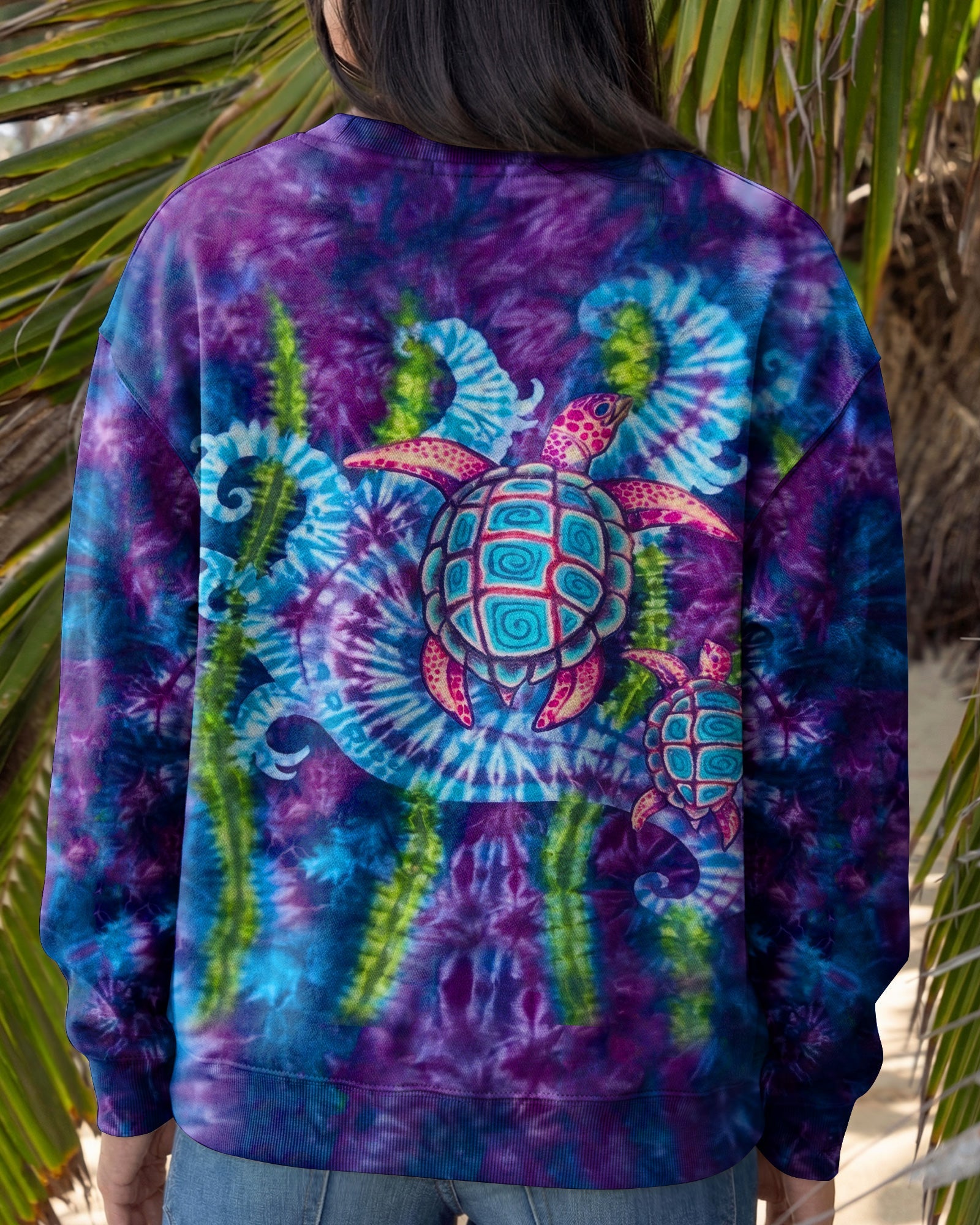 SEA TURTLE ALL OVER PRINT  - TLHN1504262