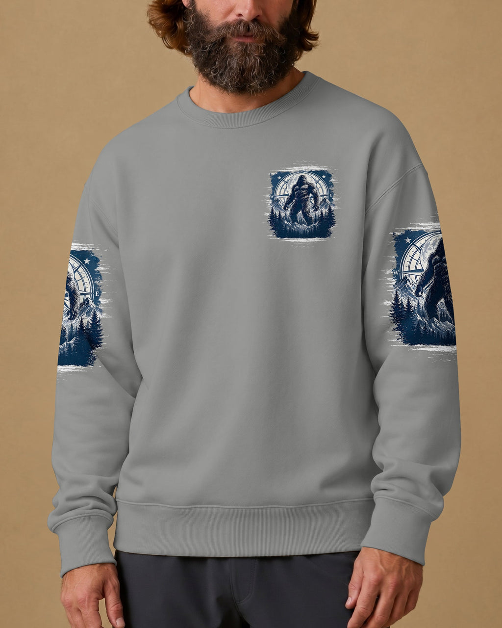 NOT ALL WHO WANDER ARE LOST BIGFOOT ALL OVER PRINT - TYPQ0907261
