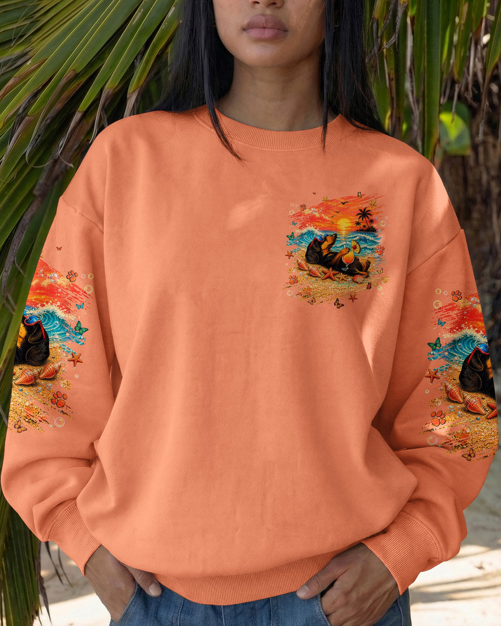 WATCH ME SIP DACHSHUND DOG ALL OVER PRINT  - TLNT2005263