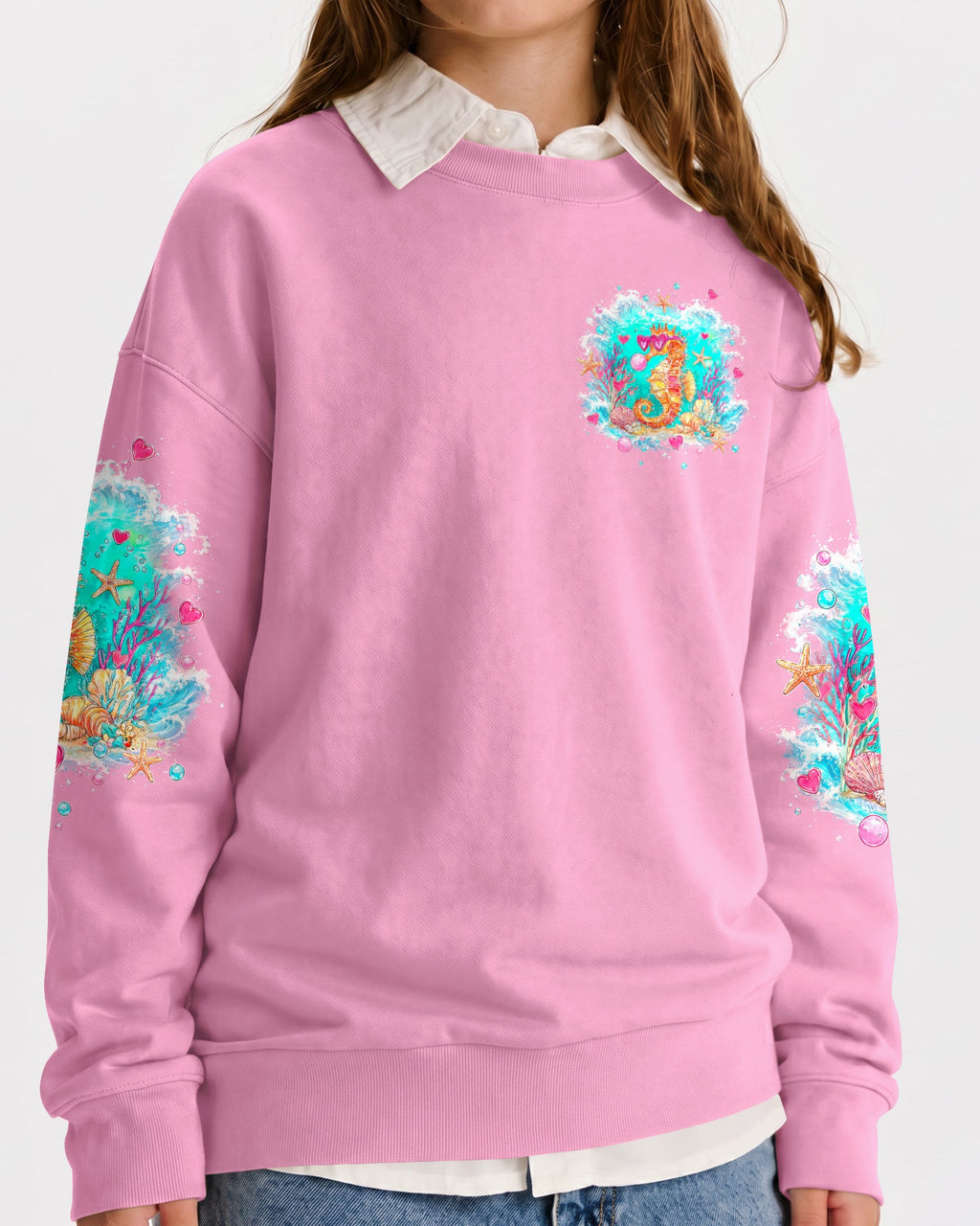 SMELL THE SEA FEEL THE BREEZE SEAHORSE KIDS ALL OVER PRINT - TLTW0806263