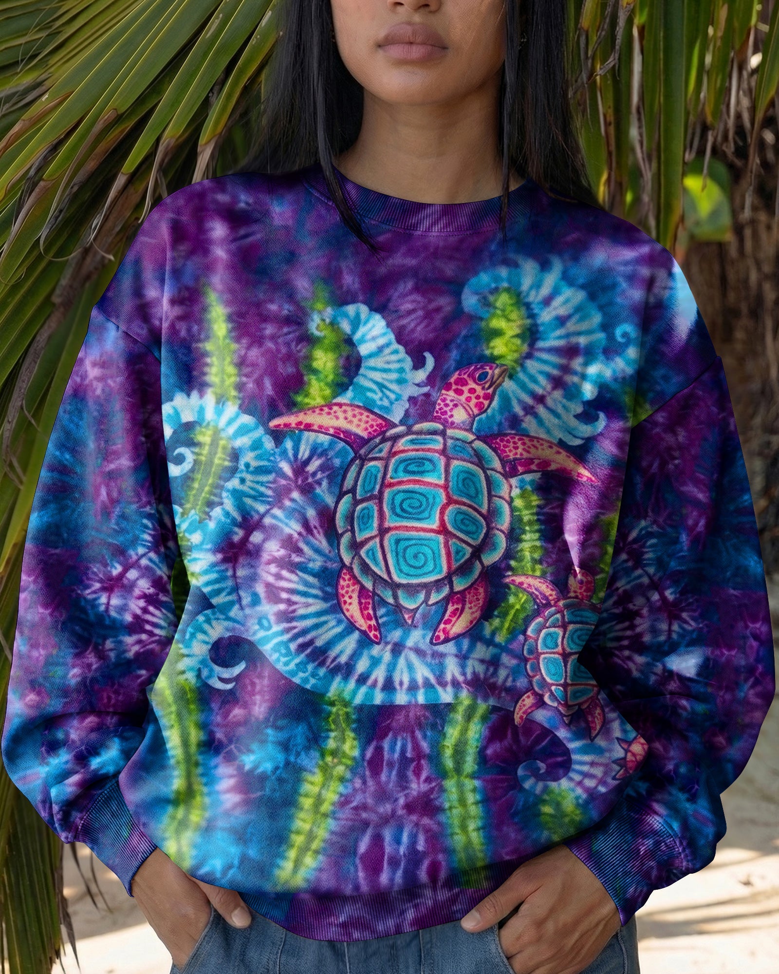 SEA TURTLE ALL OVER PRINT  - TLHN1504262