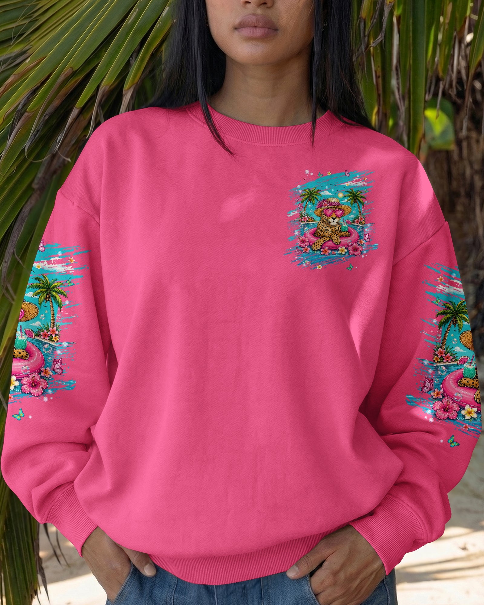 IT'S 5 O'CLOCK SOMEWHERE LEOPARD ALL OVER PRINT  - TLNT2605261