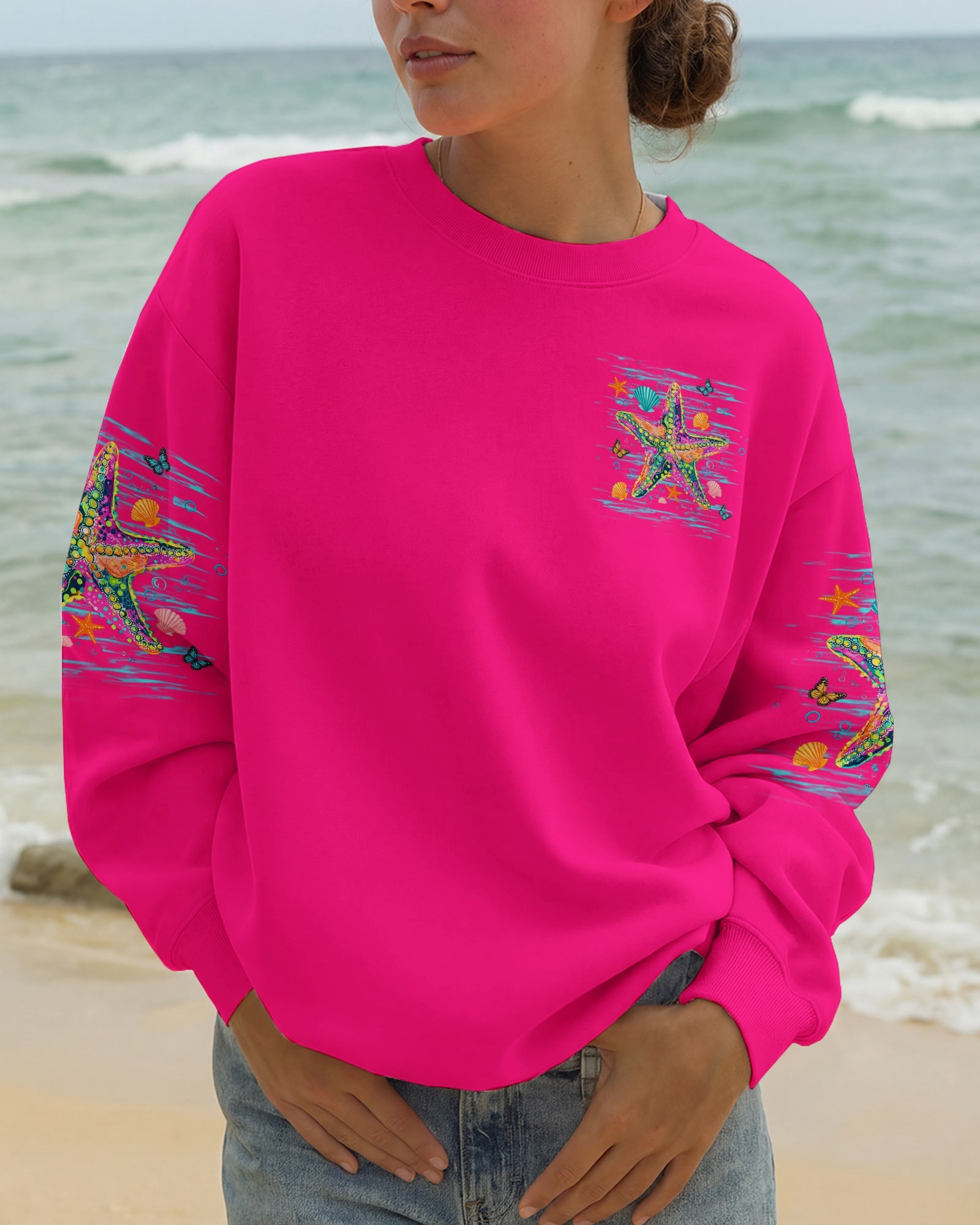 SALTY KISSES AND STARFISH WISHES ALL OVER PRINT - TLHN1307261