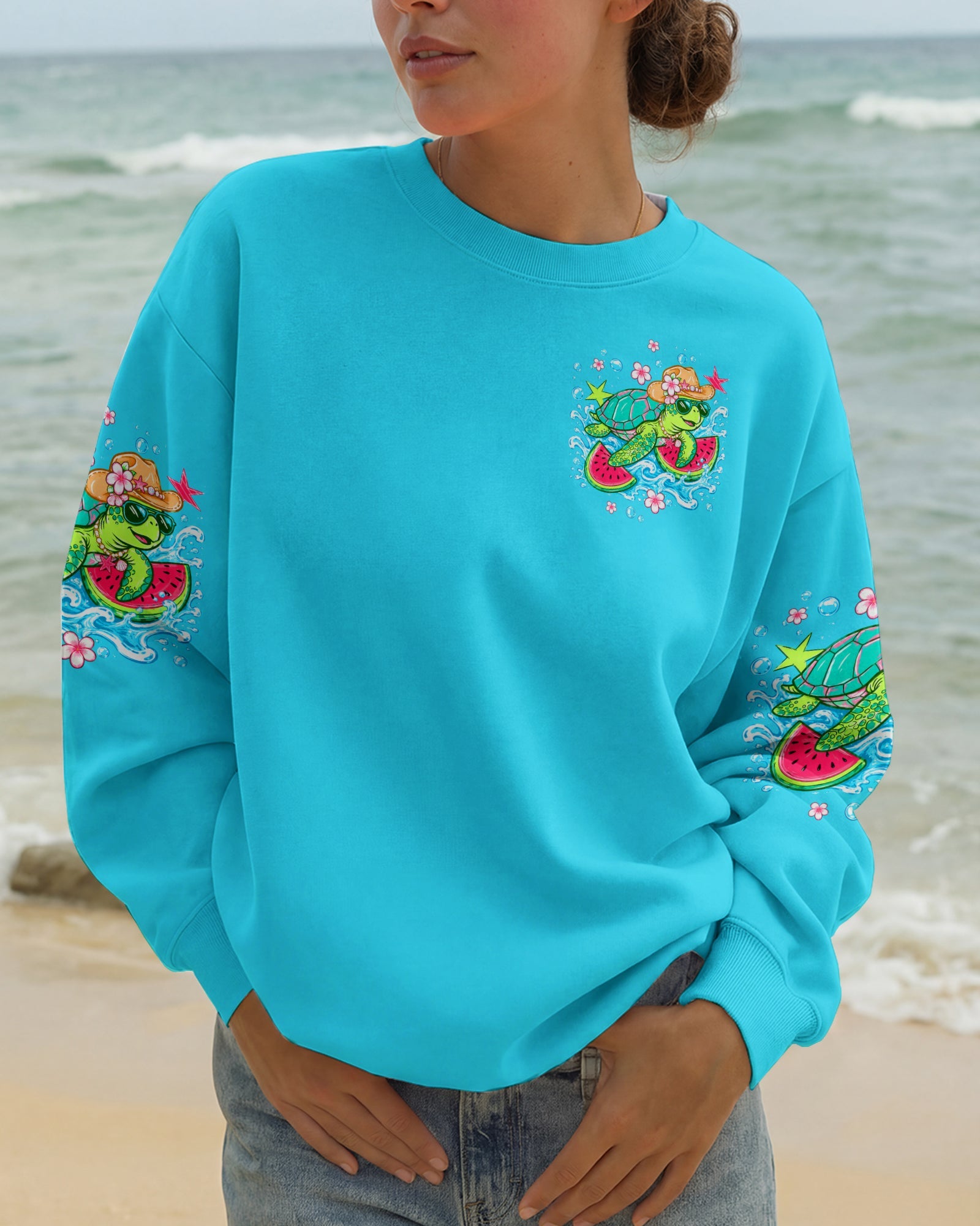 DO THE WATERMELON CRAWL TURTLE ALL OVER PRINT - TLTW1306261