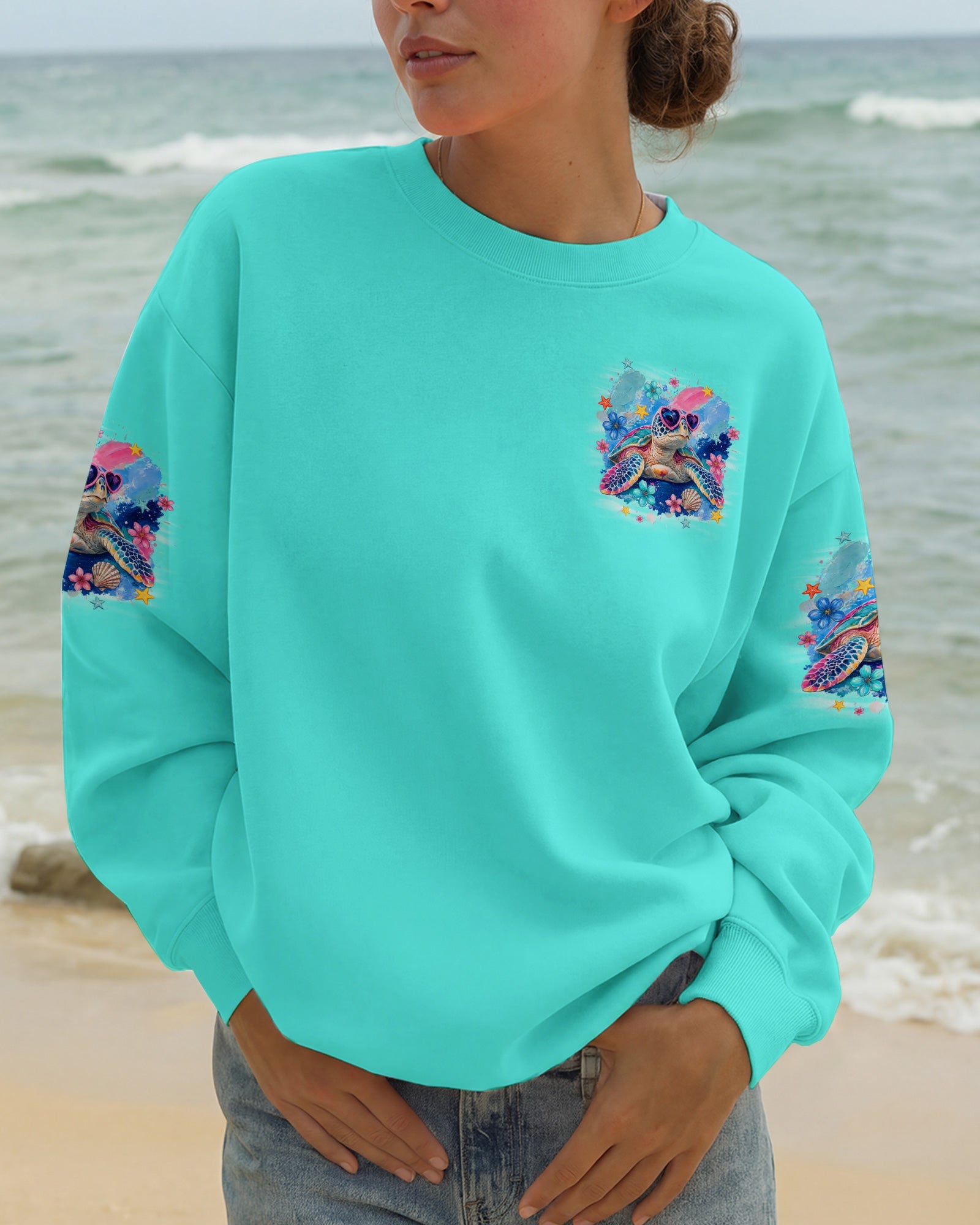 SMELL THE SEA TURTLE ALL OVER PRINT - TYQY1806262
