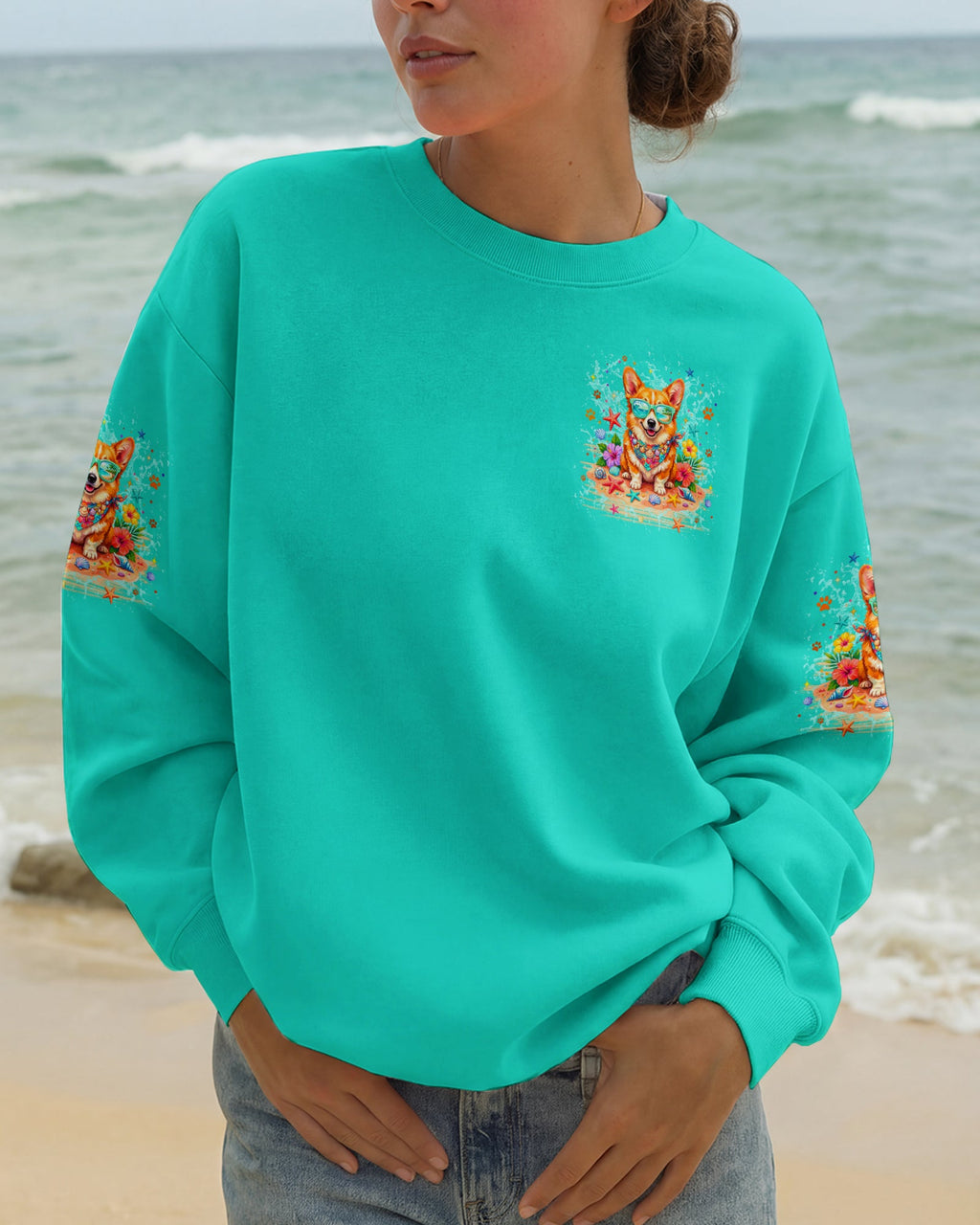 SMELL THE SEA CORGI DOG ALL OVER PRINT - TYLN1206261