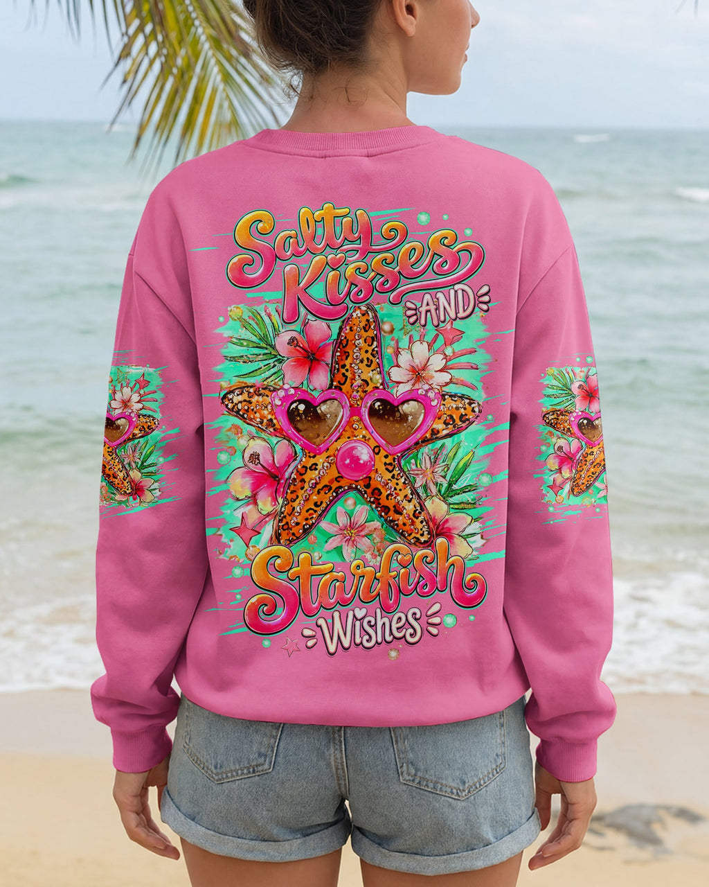 SALTY KISSES AND STARFISH WISHES ALL OVER PRINT - TLTW2605261