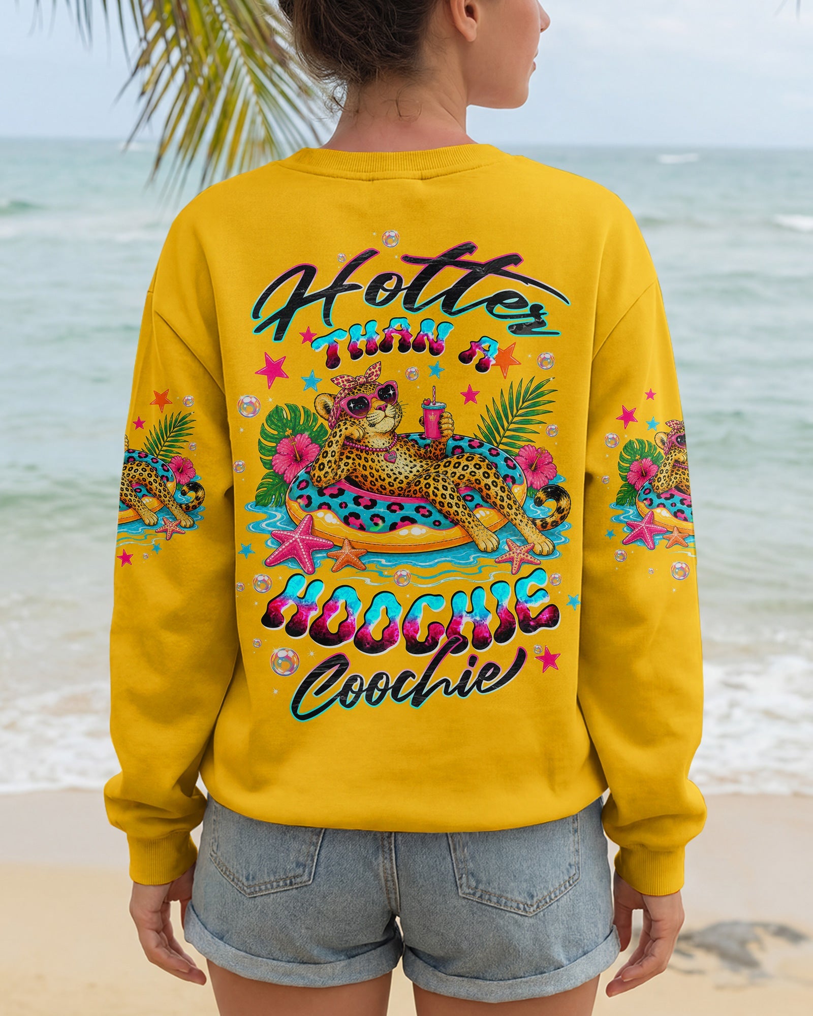 HOTTER THAN A HOOCHIE COOCHIE LEOPARD  ALL OVER PRINT  - TLTW2905264
