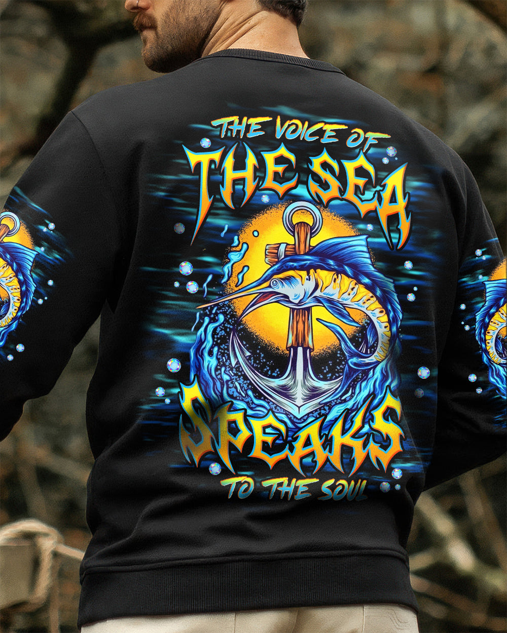 THE VOICE OF THE SEA SPEAKS TO THE SOUL MARLIN ALL OVER PRINT - TLNT0106262