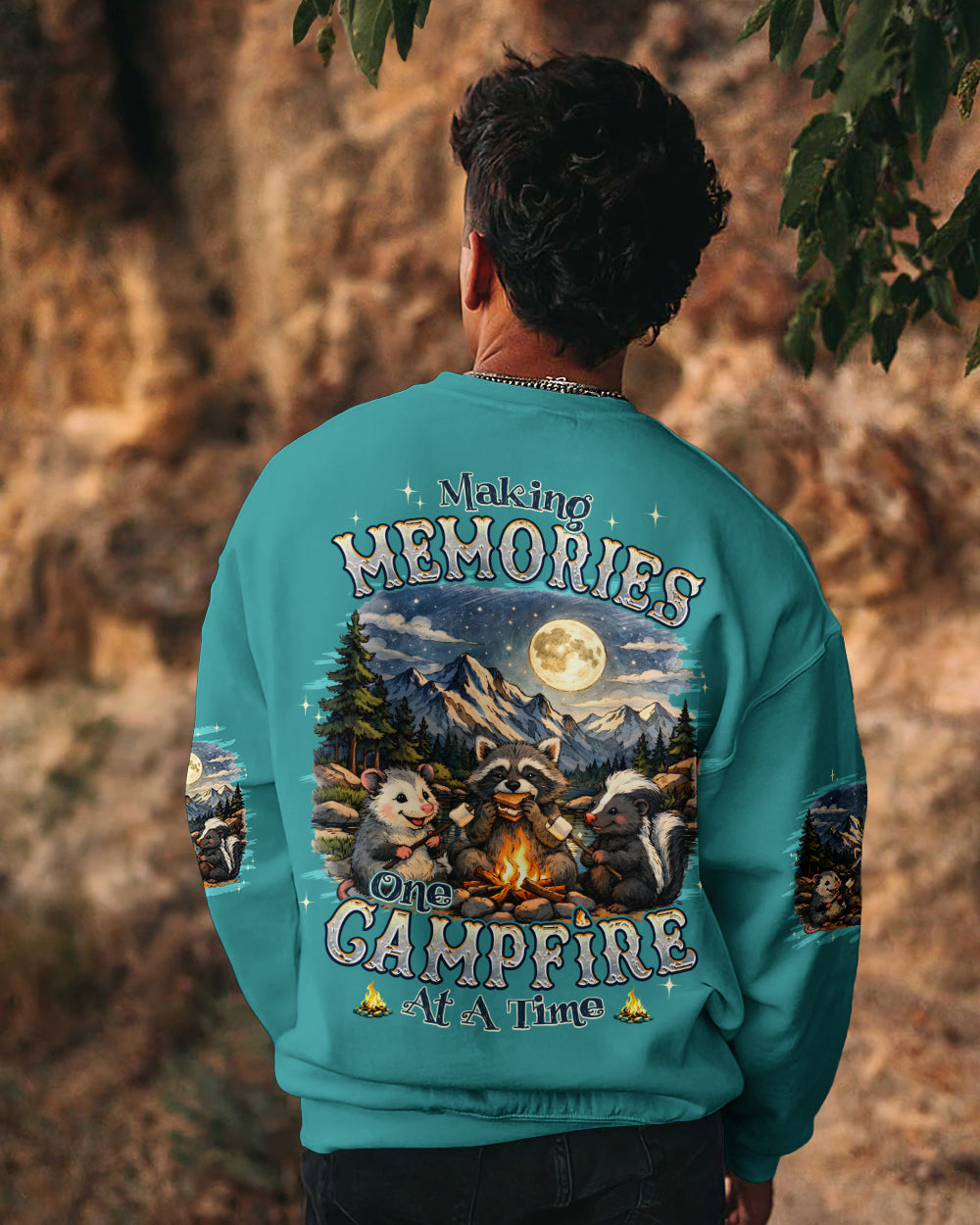 MAKING MEMORIES ONE CAMPFIRE AT A TIME ANIMALS ALL OVER PRINT - TYPQ2205261