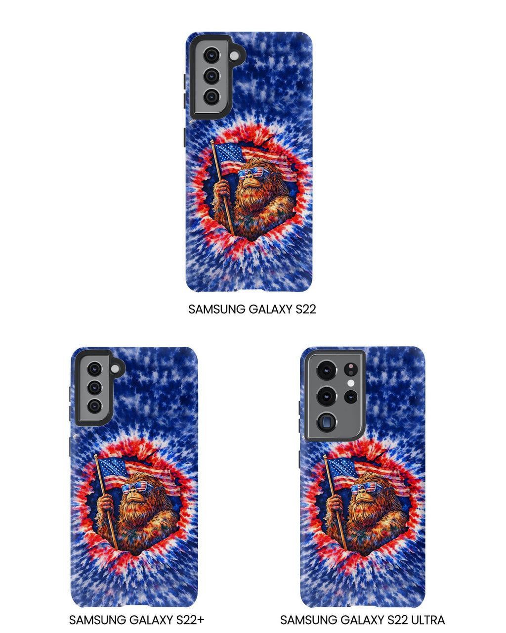 BIGFOOT WITH FLAG PHONE CASE - TLHN0705264