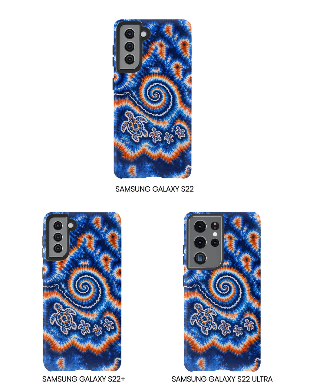 TURTLES WAVES SWIRL PHONE CASE   - TLHN0805264