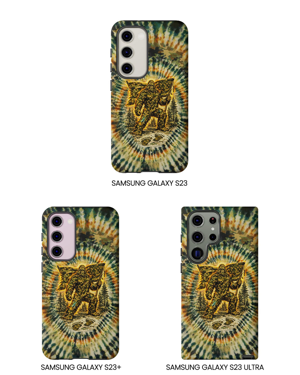 BIGFOOT WITH FLAG CAMOUFLAGE  PHONE CASE  - TLTW0705262