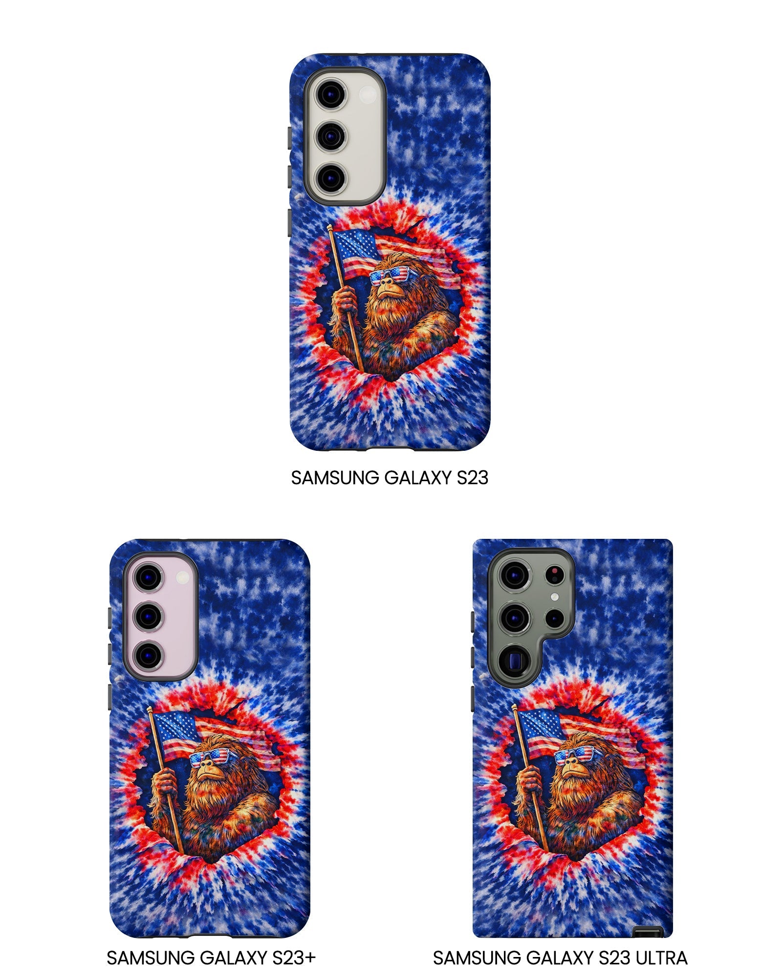 BIGFOOT WITH FLAG PHONE CASE - TLHN0705264