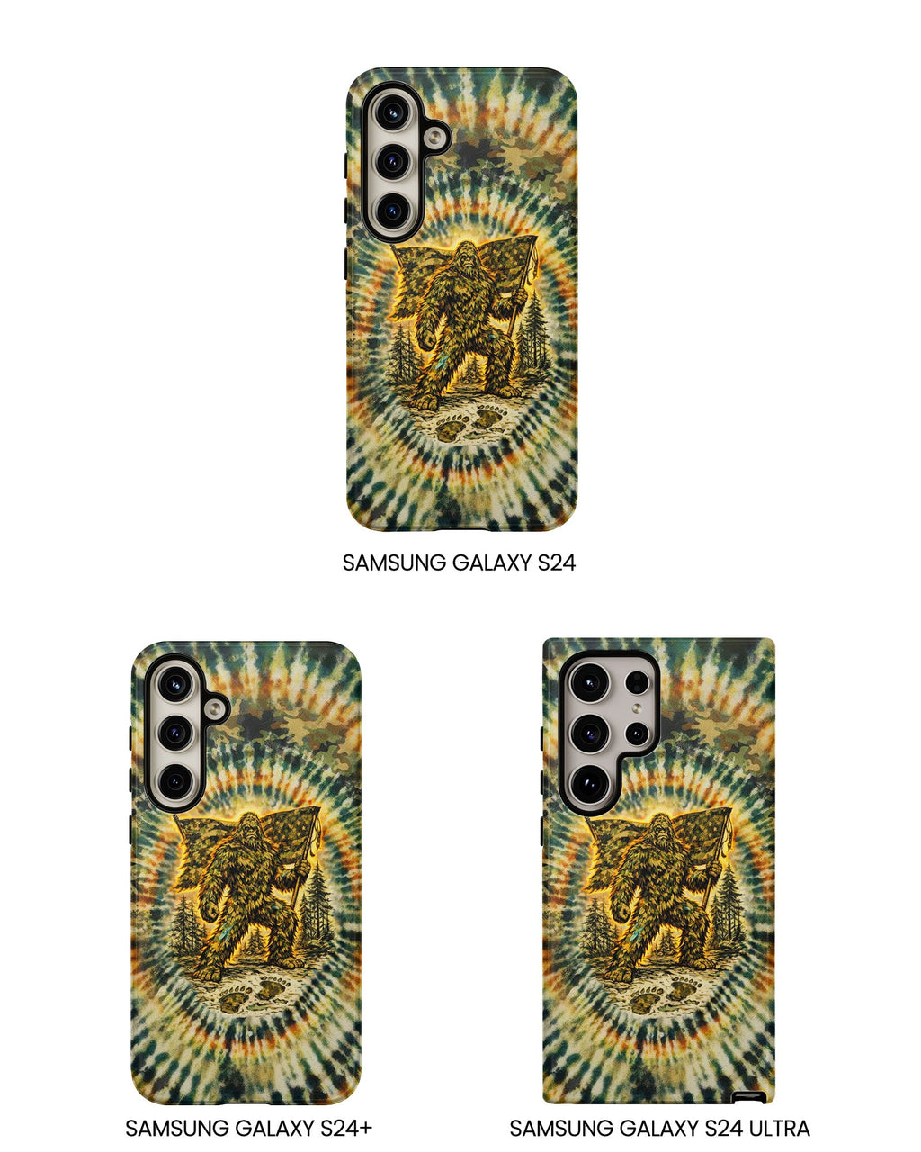 BIGFOOT WITH FLAG CAMOUFLAGE  PHONE CASE  - TLTW0705262