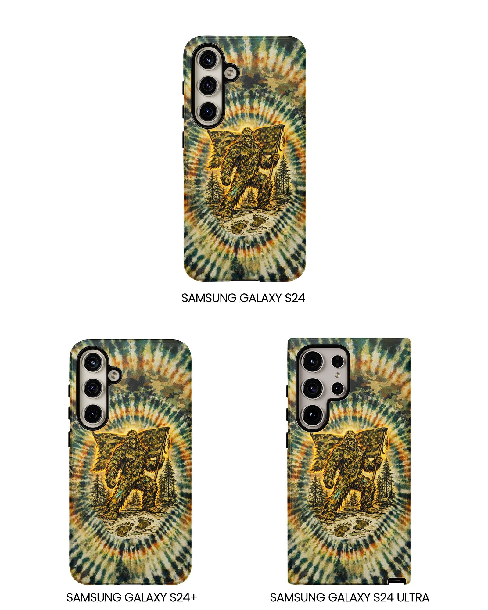 BIGFOOT WITH FLAG CAMOUFLAGE  PHONE CASE  - TLTW0705262