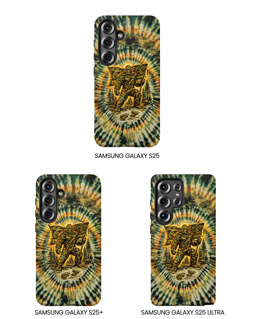 BIGFOOT WITH FLAG CAMOUFLAGE  PHONE CASE  - TLTW0705262