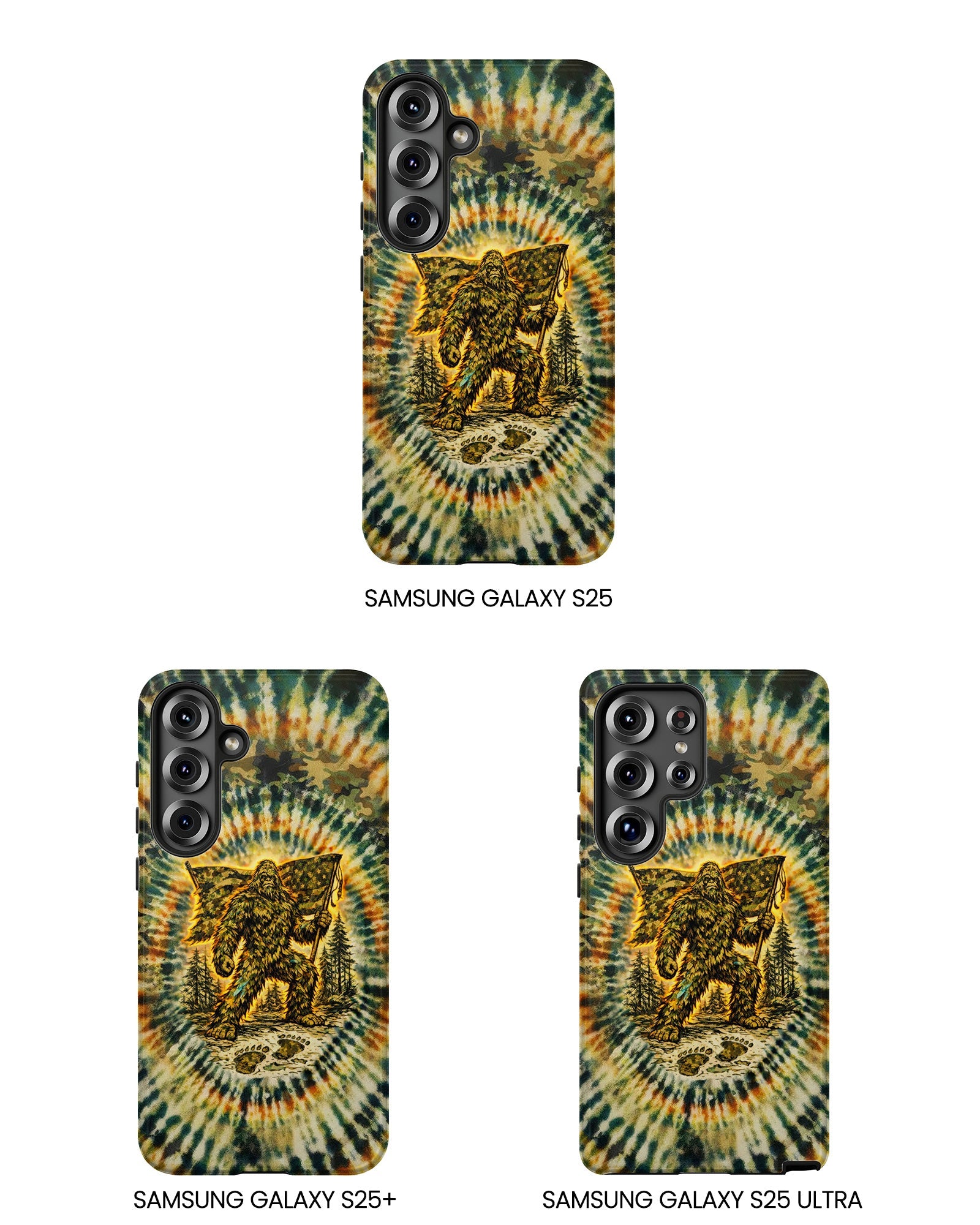 BIGFOOT WITH FLAG CAMOUFLAGE  PHONE CASE  - TLTW0705262