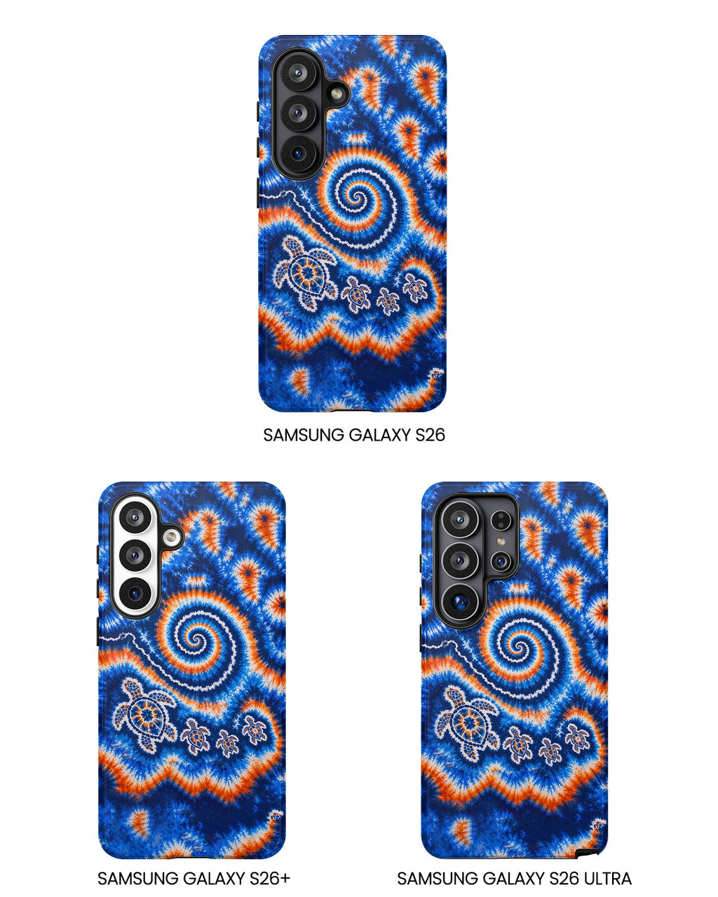 TURTLES WAVES SWIRL PHONE CASE   - TLHN0805264