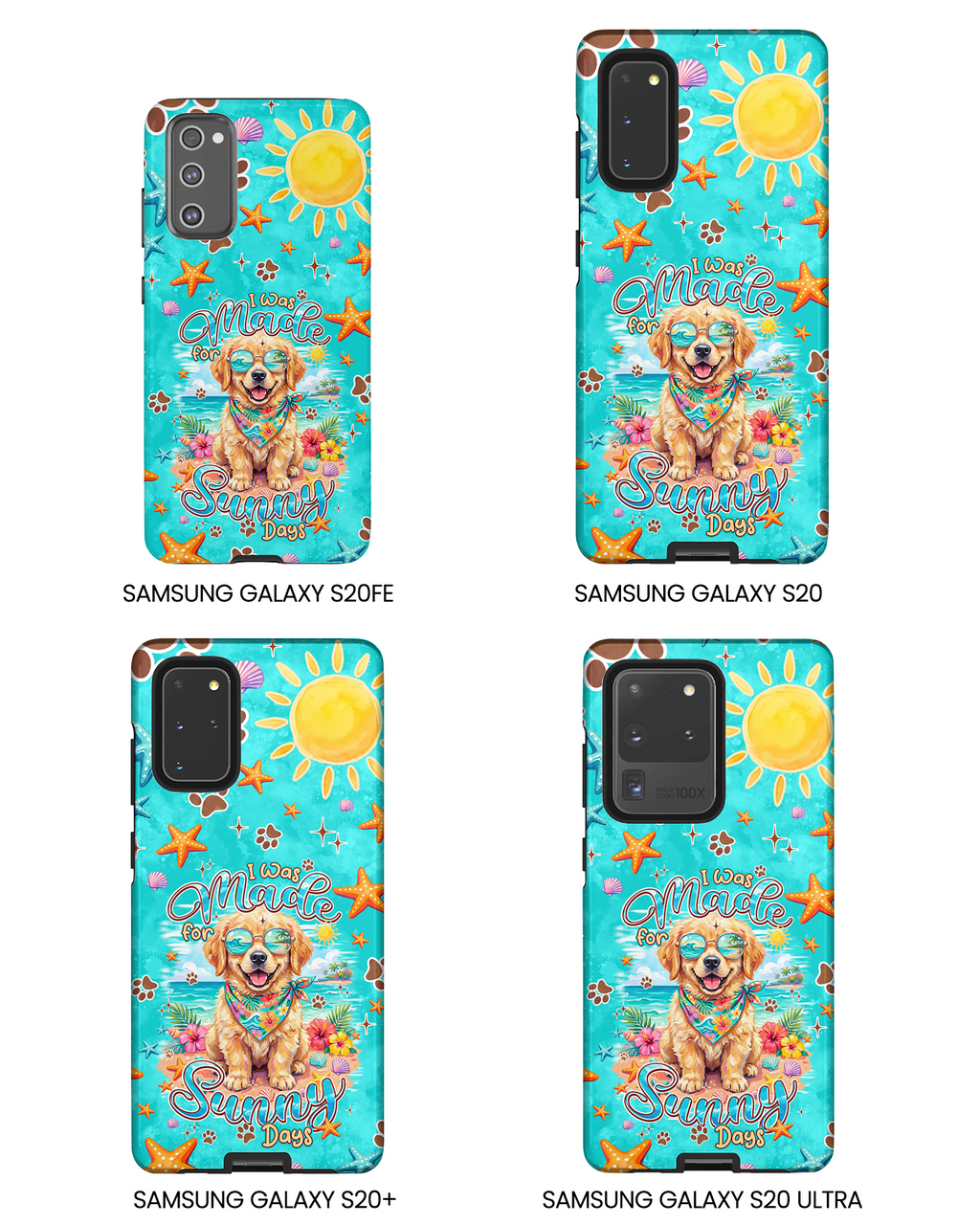 I WAS MADE FOR SUNNY DAYS GOLDEN RETRIEVER DOG PHONE CASE - TYPQ0206261