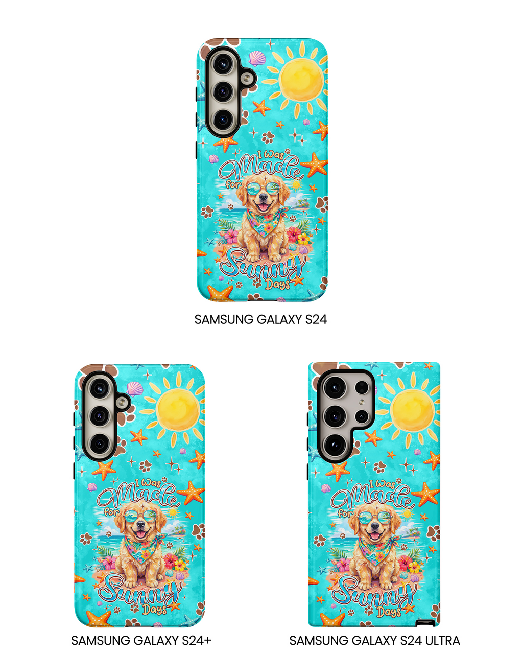 I WAS MADE FOR SUNNY DAYS GOLDEN RETRIEVER DOG PHONE CASE - TYPQ0206261
