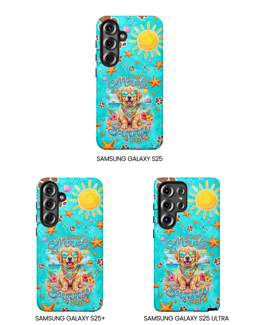 I WAS MADE FOR SUNNY DAYS GOLDEN RETRIEVER DOG PHONE CASE - TYPQ0206261