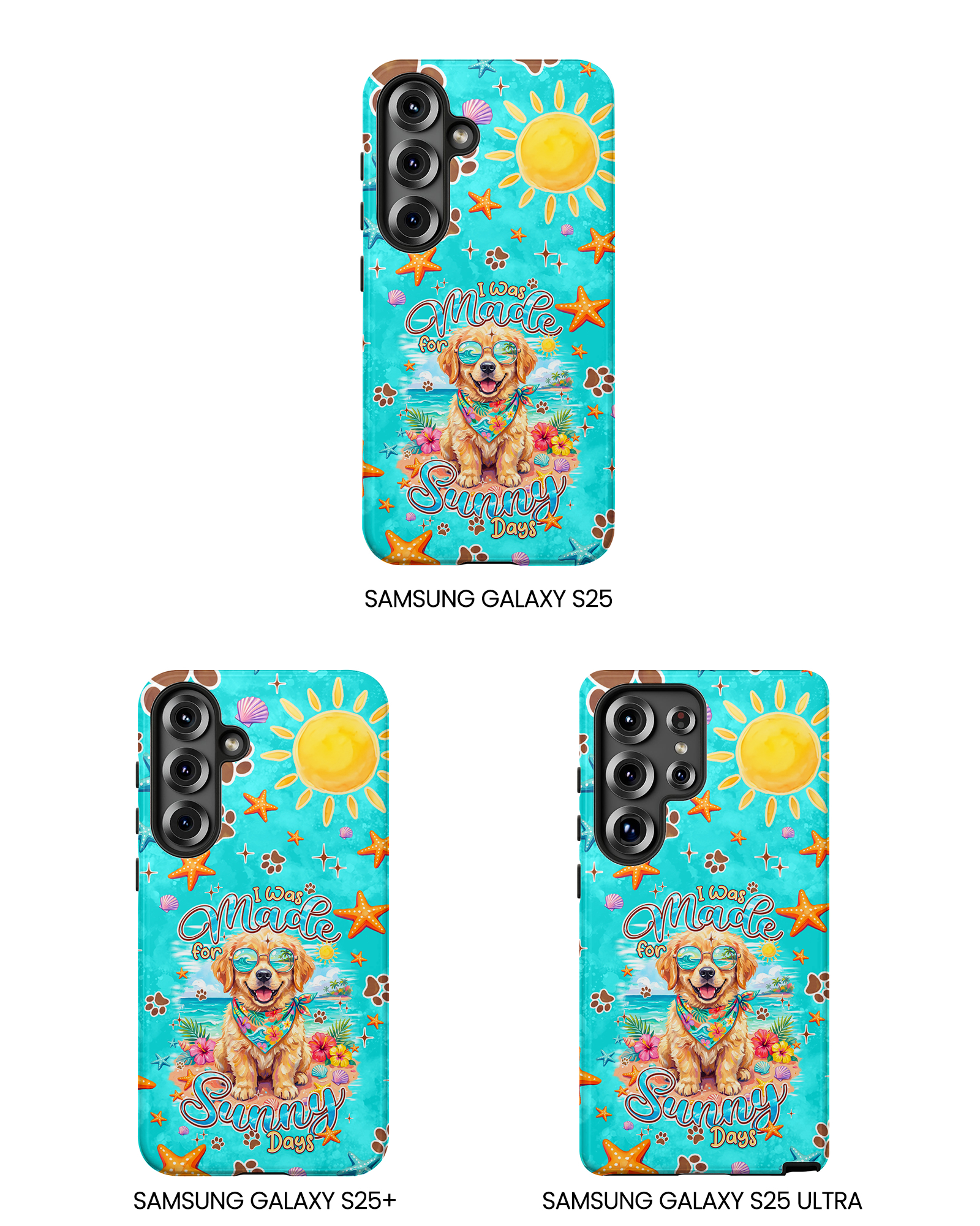 I WAS MADE FOR SUNNY DAYS GOLDEN RETRIEVER DOG PHONE CASE - TYPQ0206261