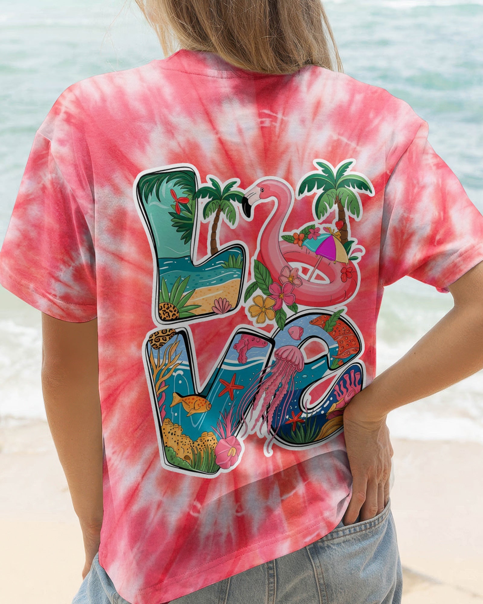 LOVE BEACH ALL OVER PRINT - TYLN0604263
