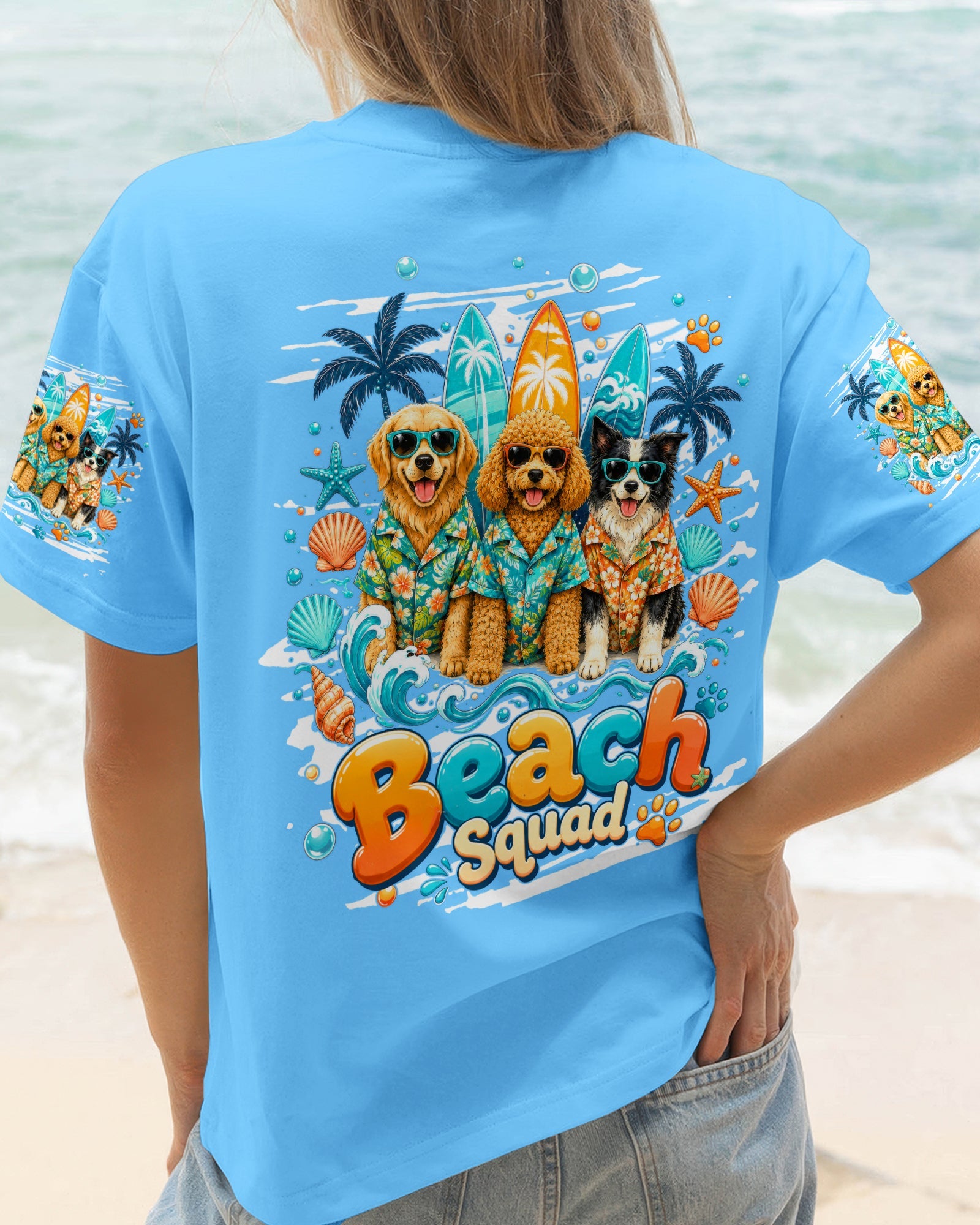 BEACH SQUAD DOG ALL OVER PRINT - TLTW0906263