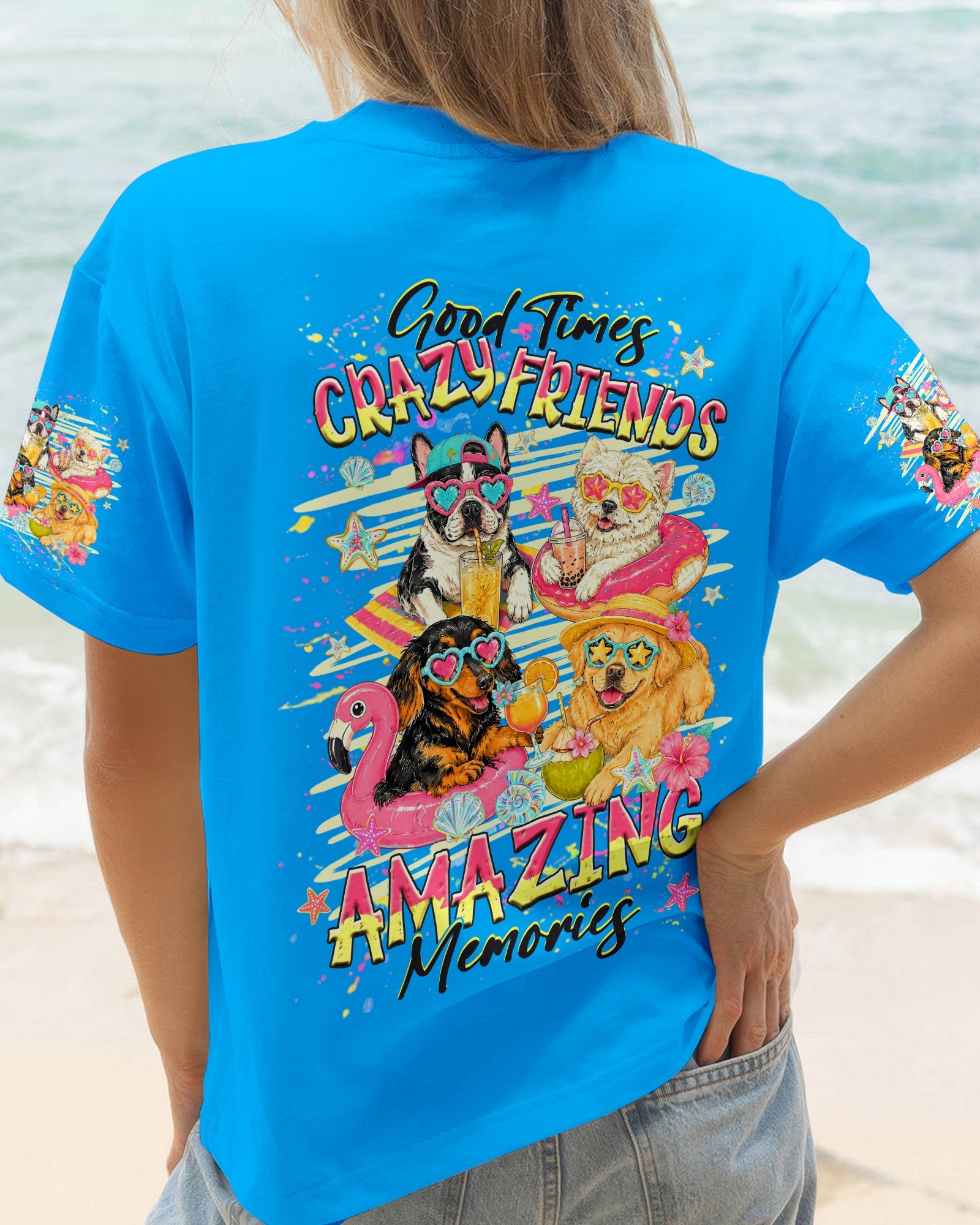 GOOD TIMES CRAZY FRIEND DOG  ALL OVER PRINT - TLHG2505263