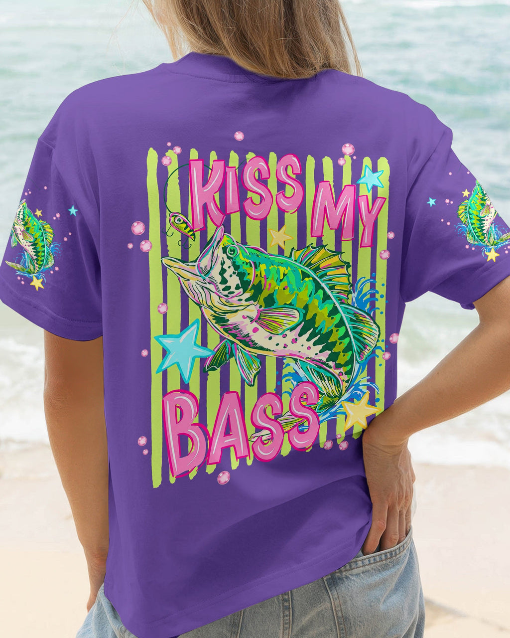 KISS MY BASS FISHING ALL OVER PRINT - TLNT2905262