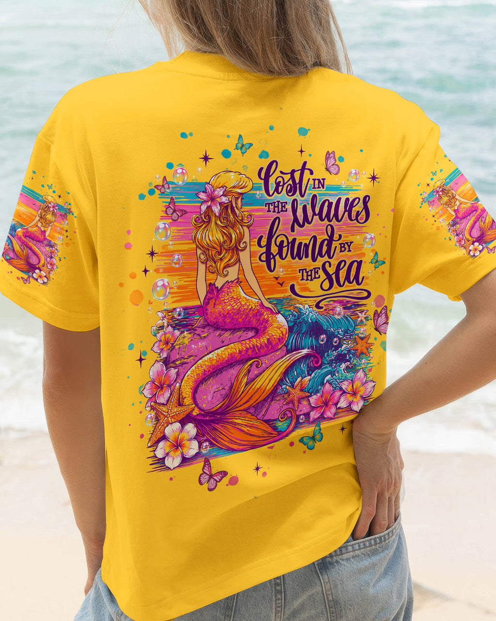 LOST IN THE WAVES MERMAID ALL OVER PRINT - TLNT2705264