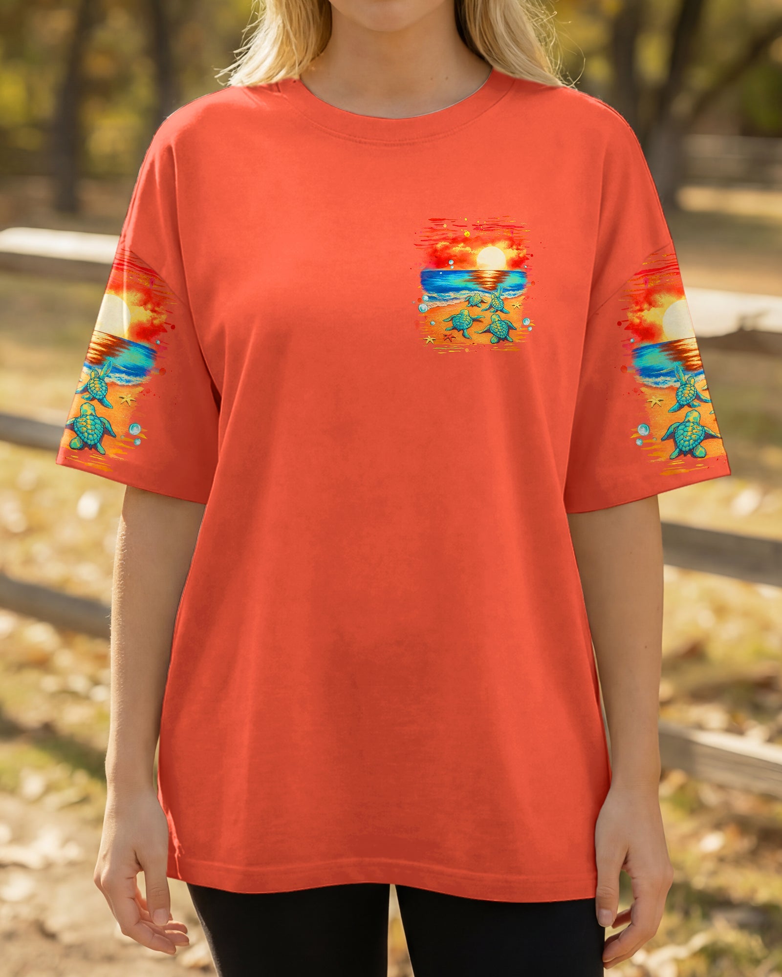 SALTY SINCE BIRTH TURTLE  ALL OVER PRINT - TLHG0506261