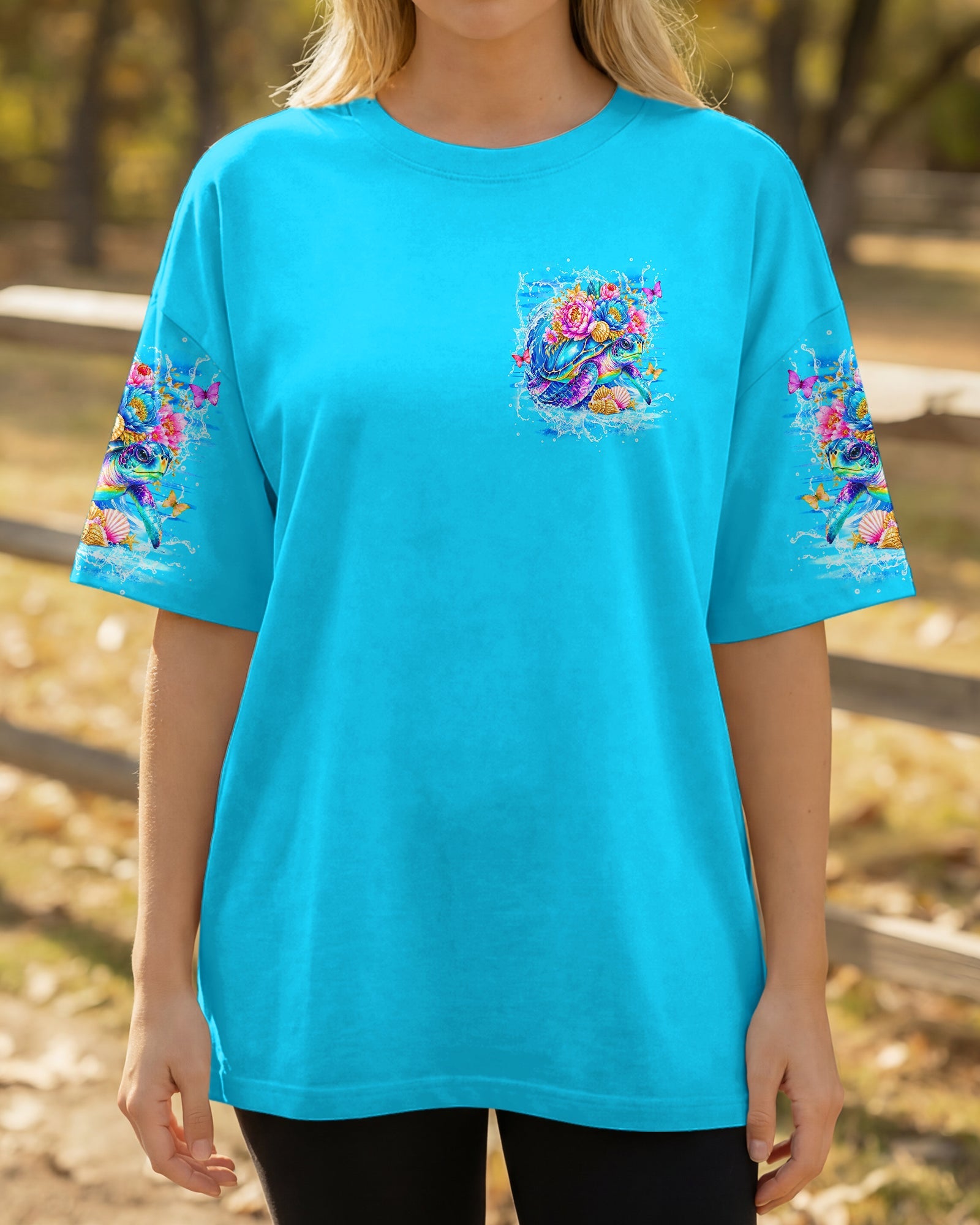 SALTWATER HEALS EVERYTHING TURTLE ALL OVER PRINT - TYLN0506263