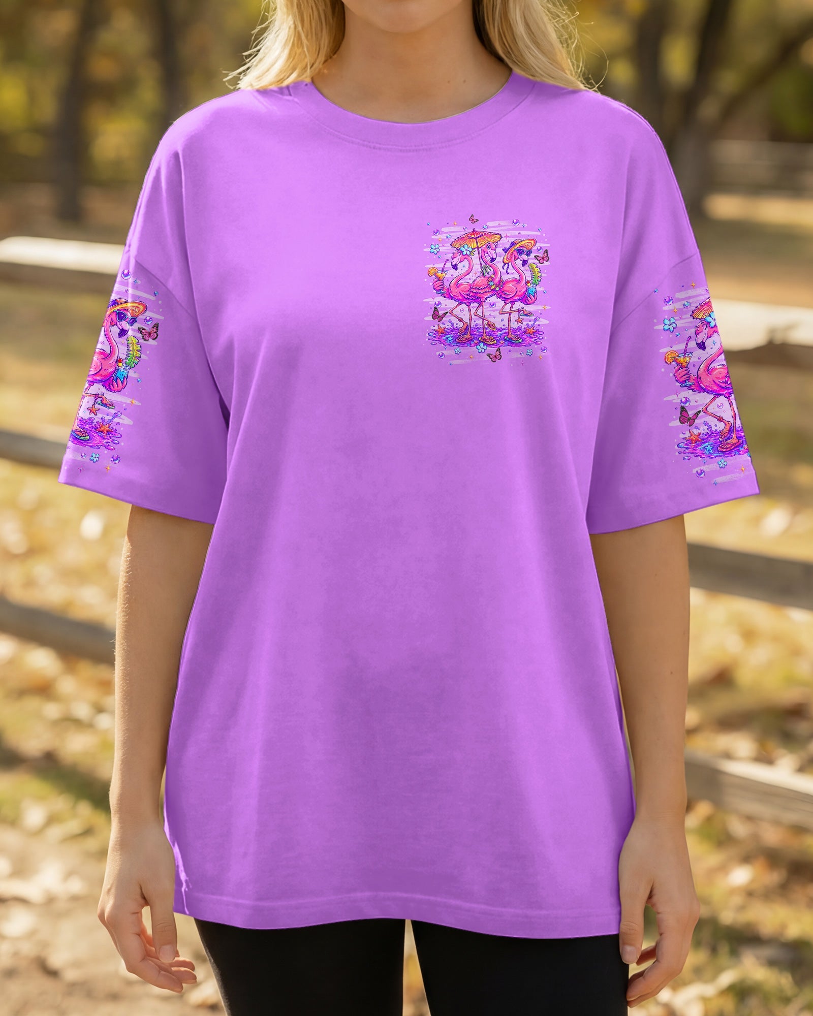SANDY TOES SUNKISSED NOSE FLAMINGO ALL OVER PRINT -  TLHN2206265