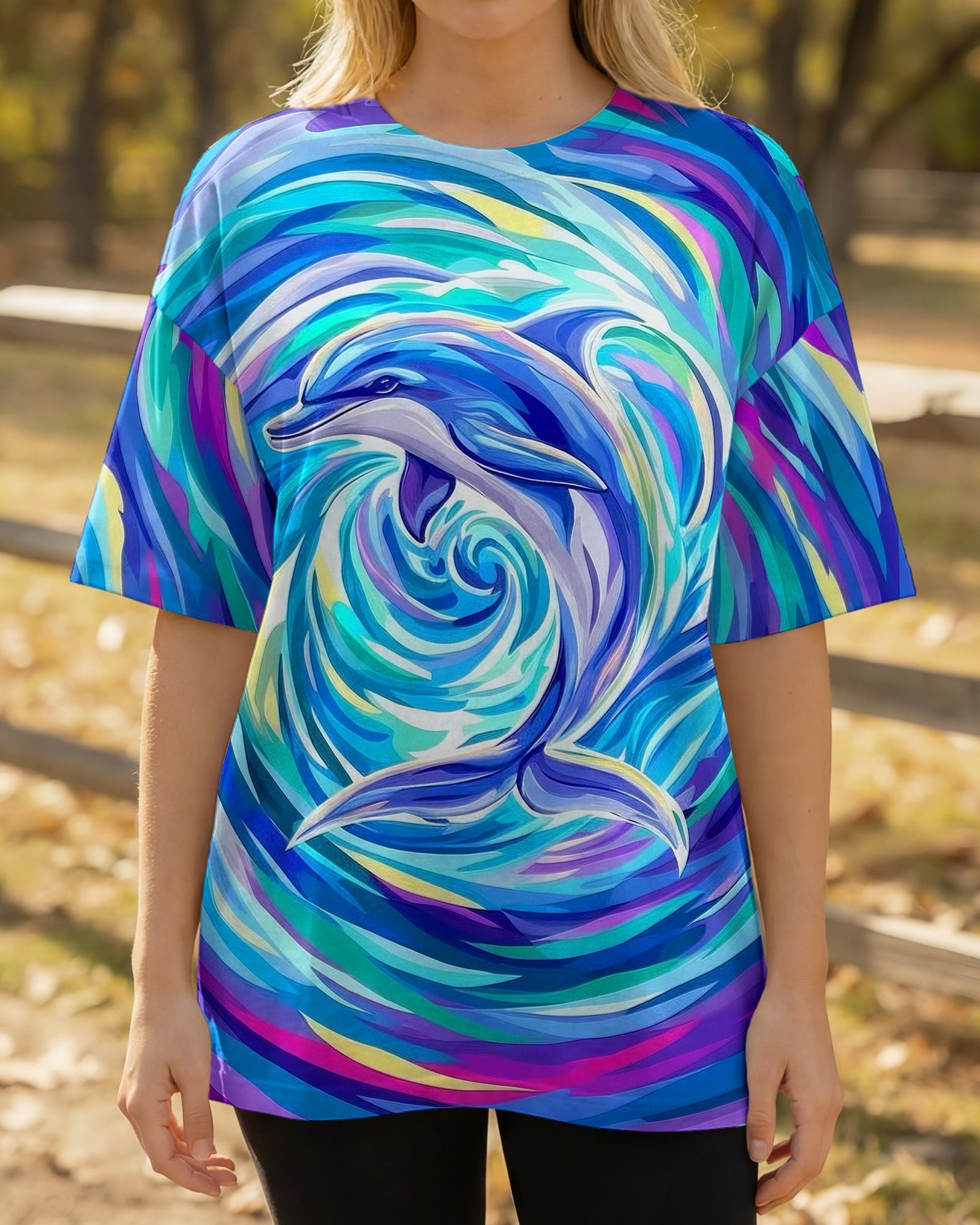 OCEAN SPIRIT DOLPHIN ALL OVER PRINT - TYLN0605261
