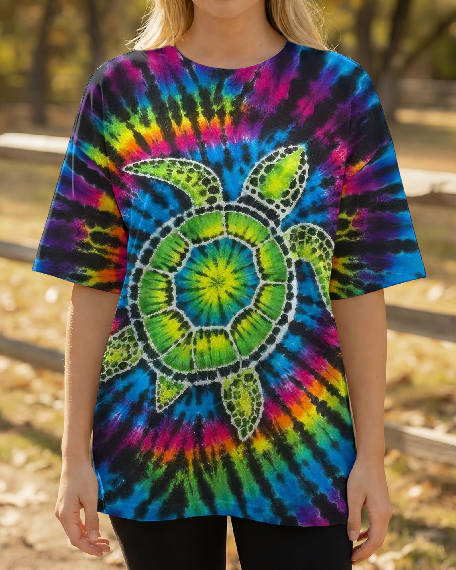 COLORFUL SEA TURTLE  ALL OVER PRINT - TLTW1205261