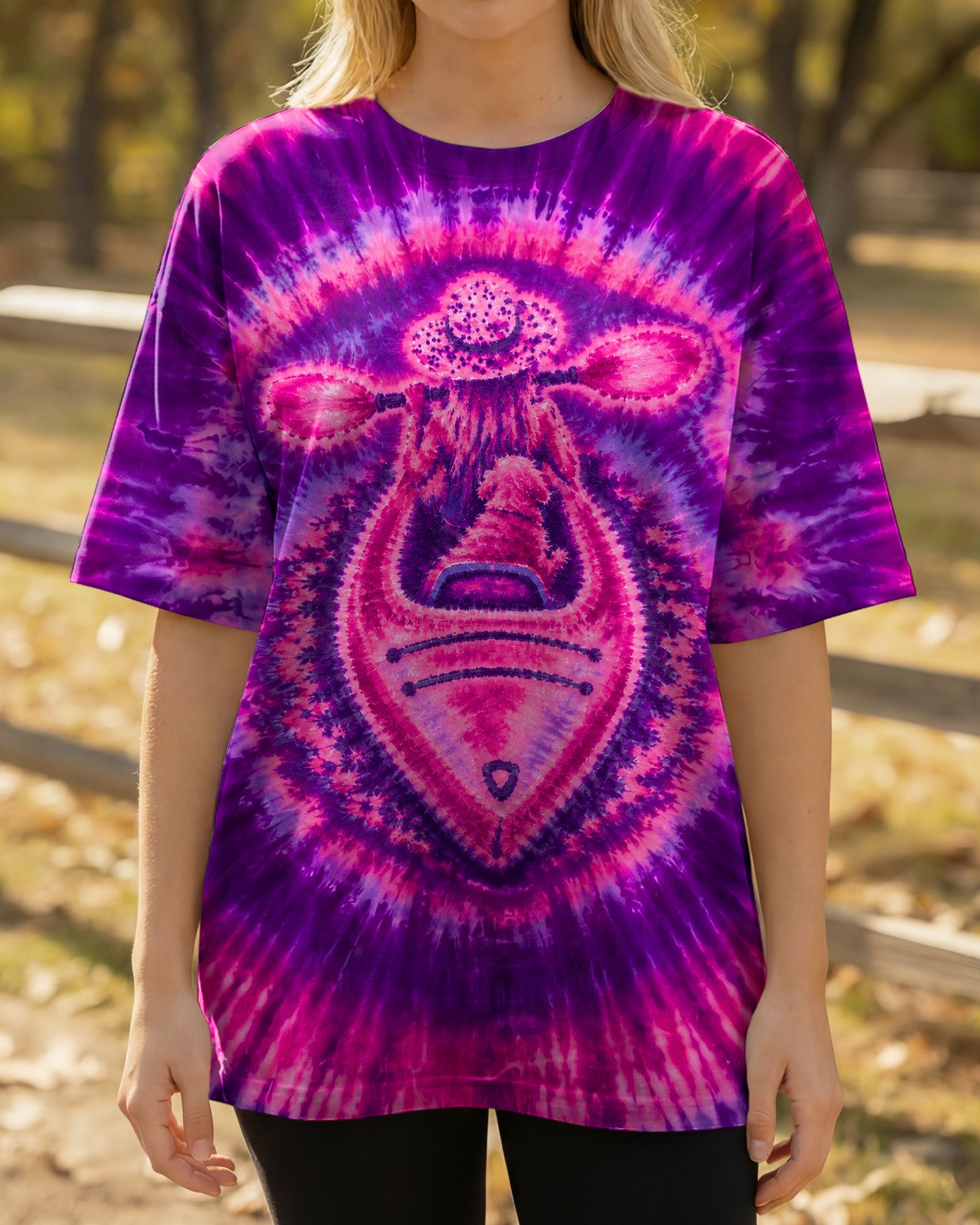 KAYAK GIRL WITH DOG BURST ALL OVER PRINT - TLNO0207265