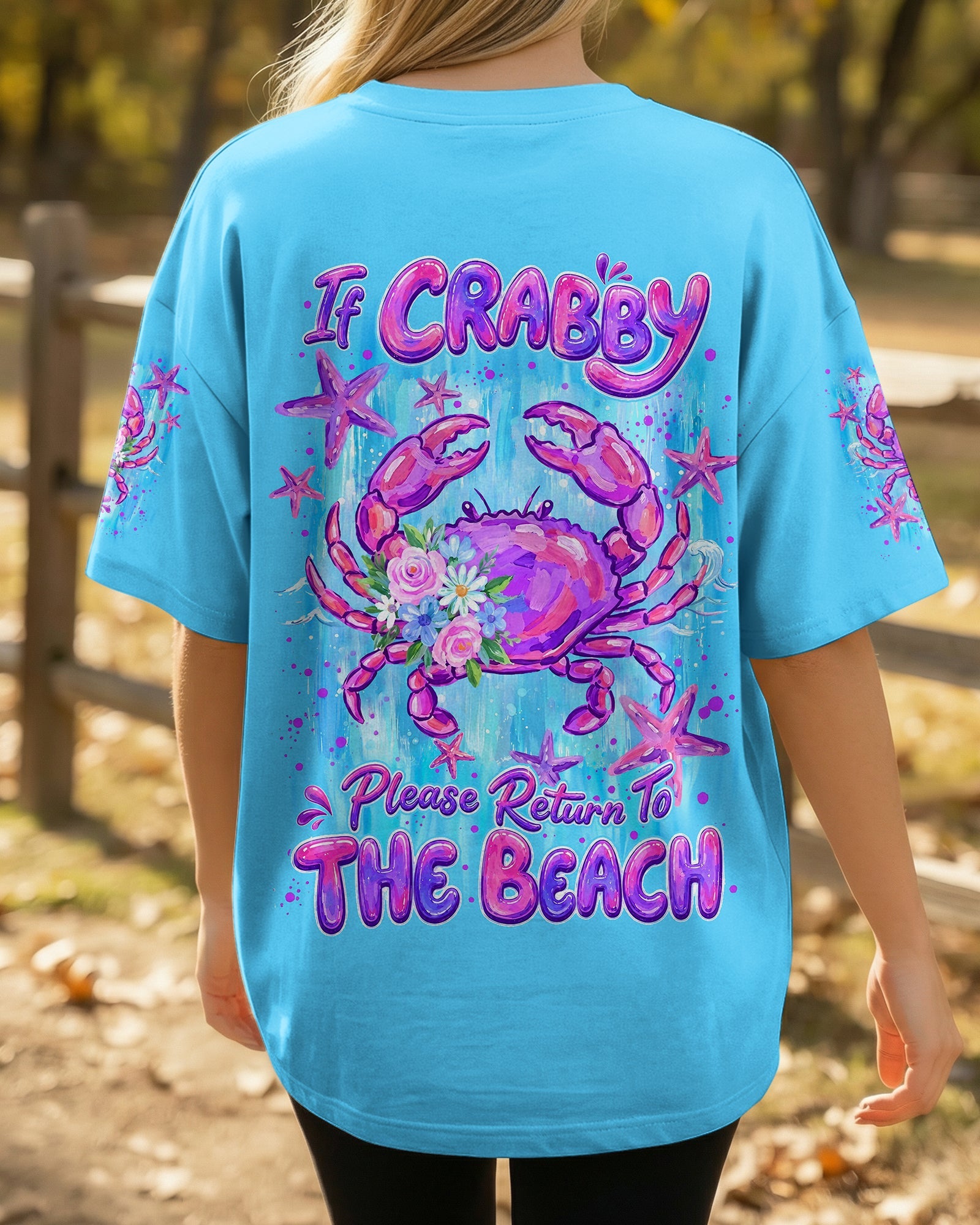IF CRABBY PLEASE RETURN TO BEACH ALL OVER PRINT - TYLN1307262