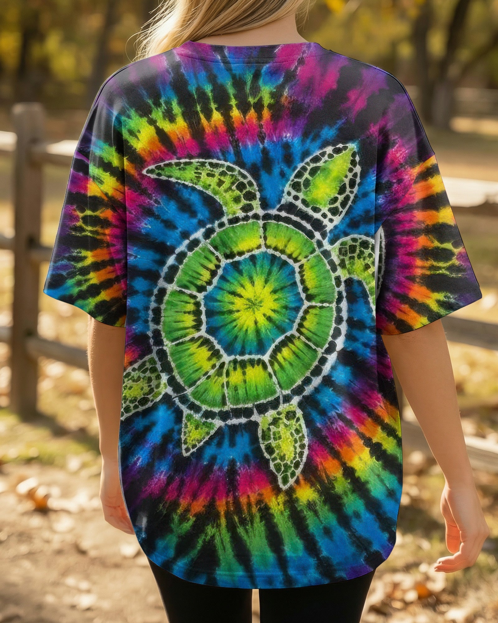 COLORFUL SEA TURTLE  ALL OVER PRINT - TLTW1205261