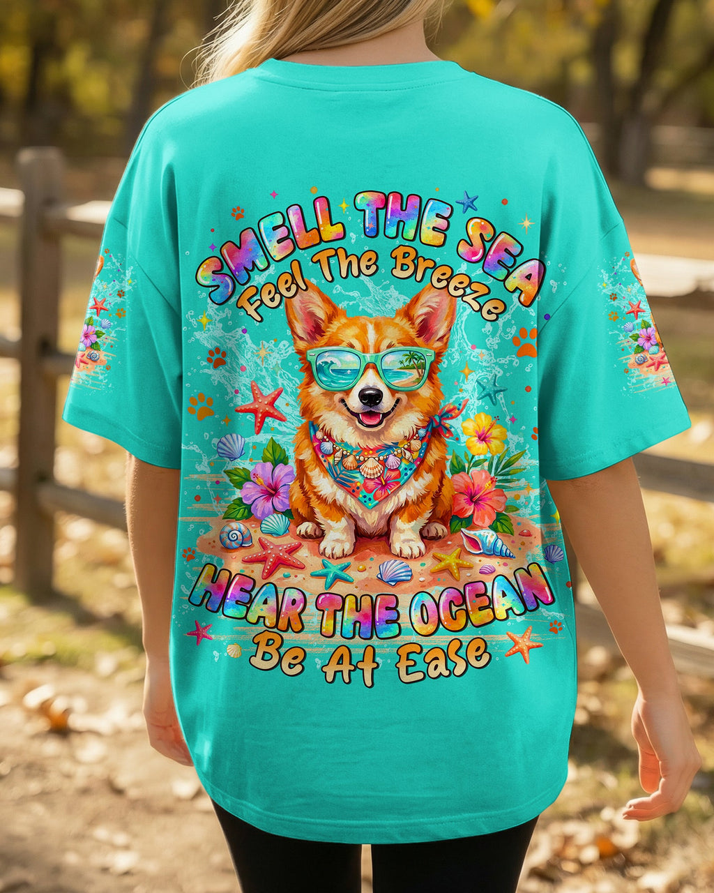 SMELL THE SEA CORGI DOG ALL OVER PRINT - TYLN1206261