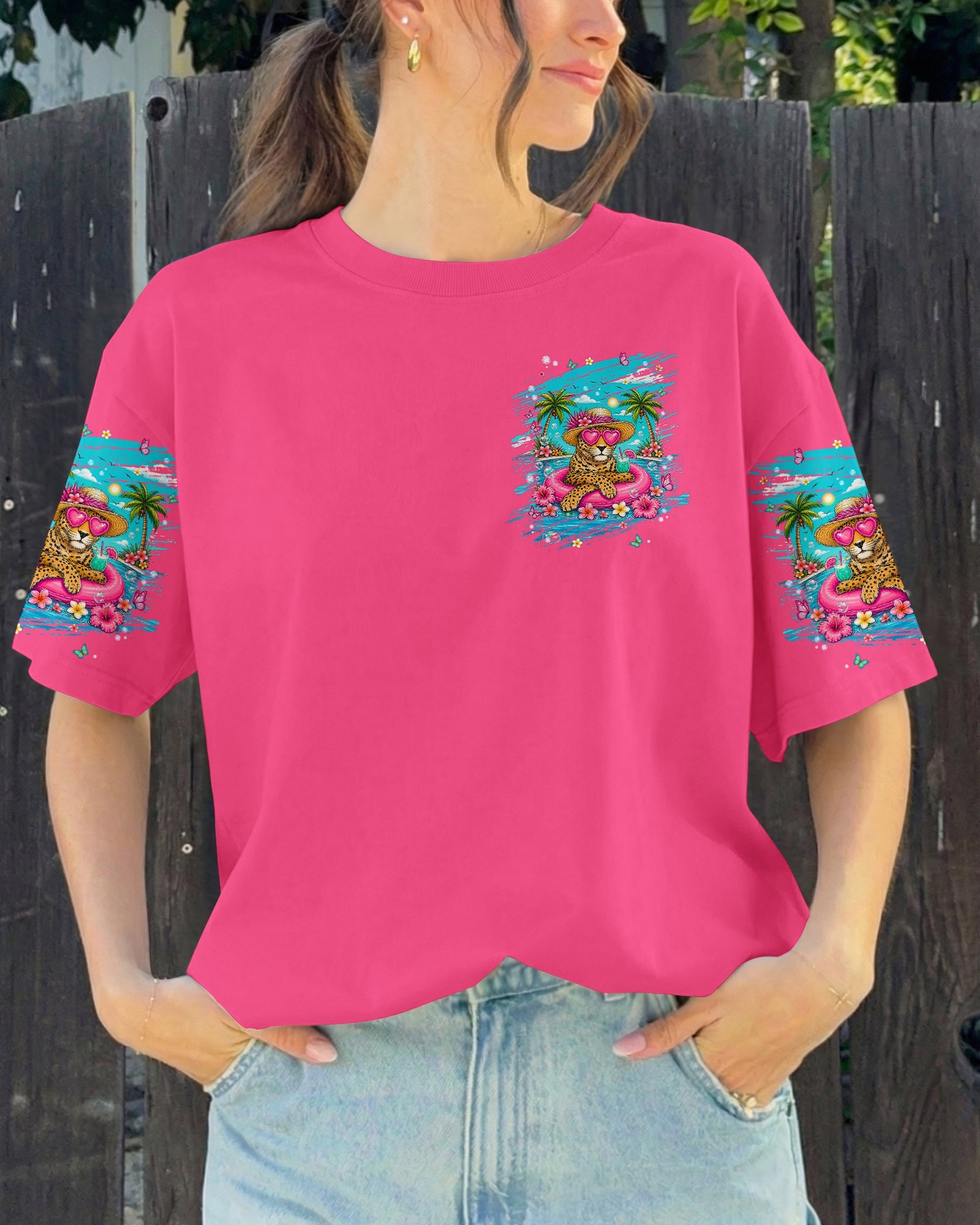 IT'S 5 O'CLOCK SOMEWHERE LEOPARD ALL OVER PRINT  - TLNT2605261