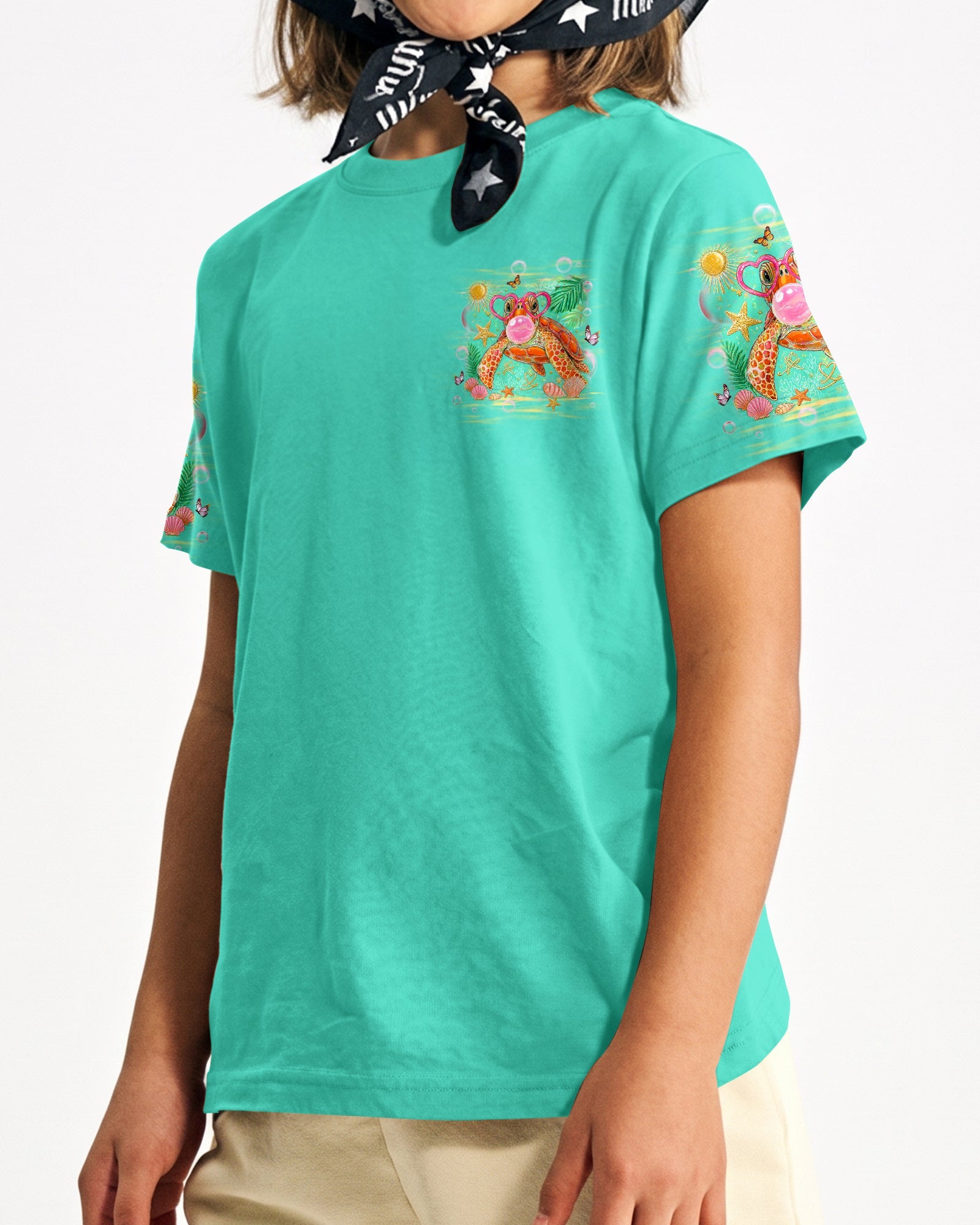 TURTLE KISSES STARFISH WISHES KIDS ALL OVER PRINT - TLHG2605261