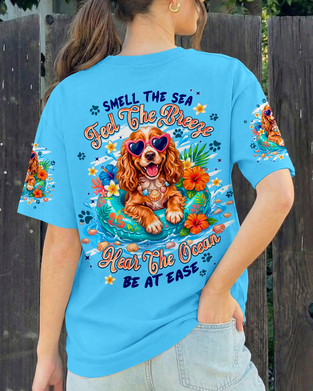 SMELL THE SEA COCKER SPANIEL DOG ALL OVER PRINT - TYPQ0607263