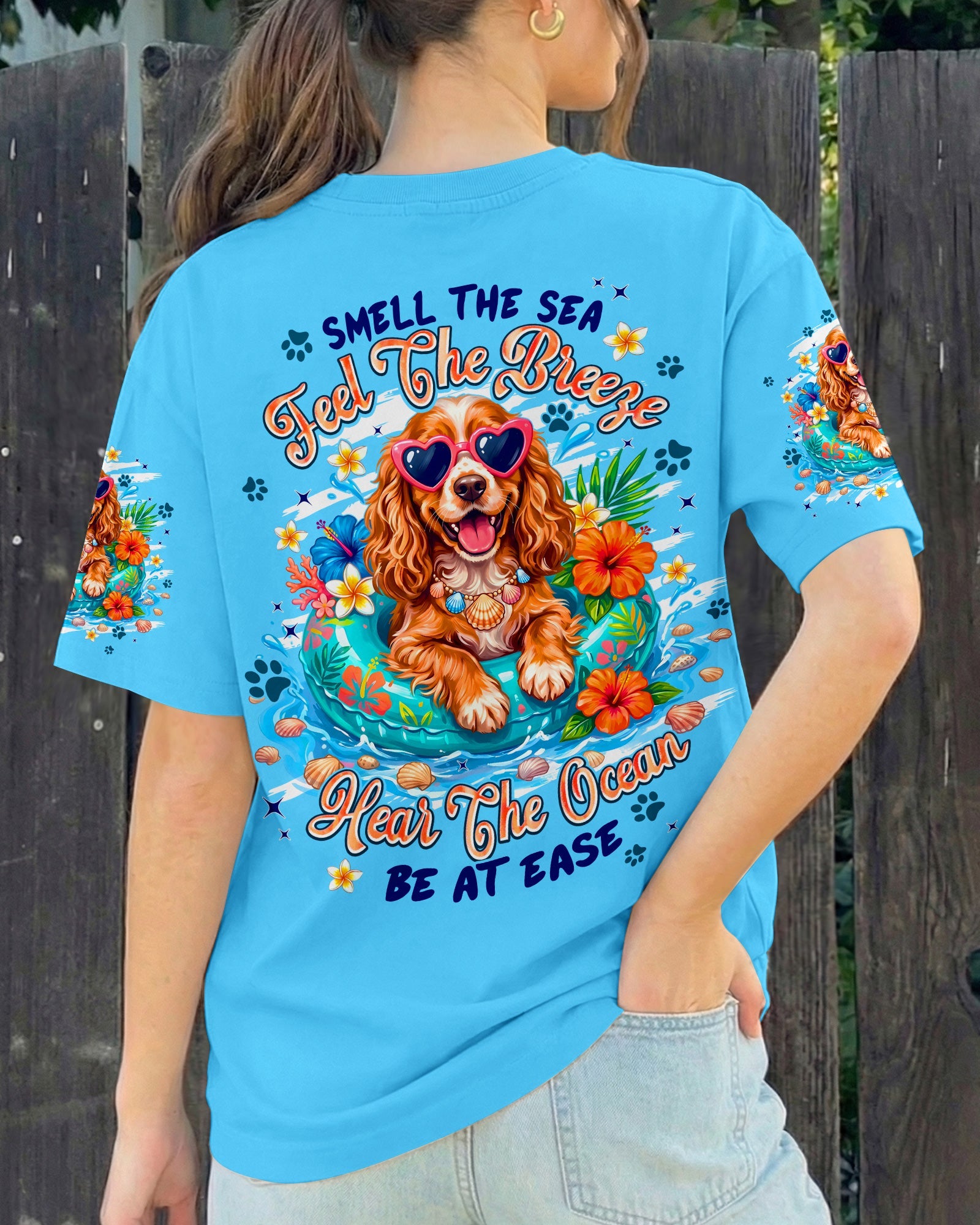 SMELL THE SEA COCKER SPANIEL DOG ALL OVER PRINT - TYPQ0607263