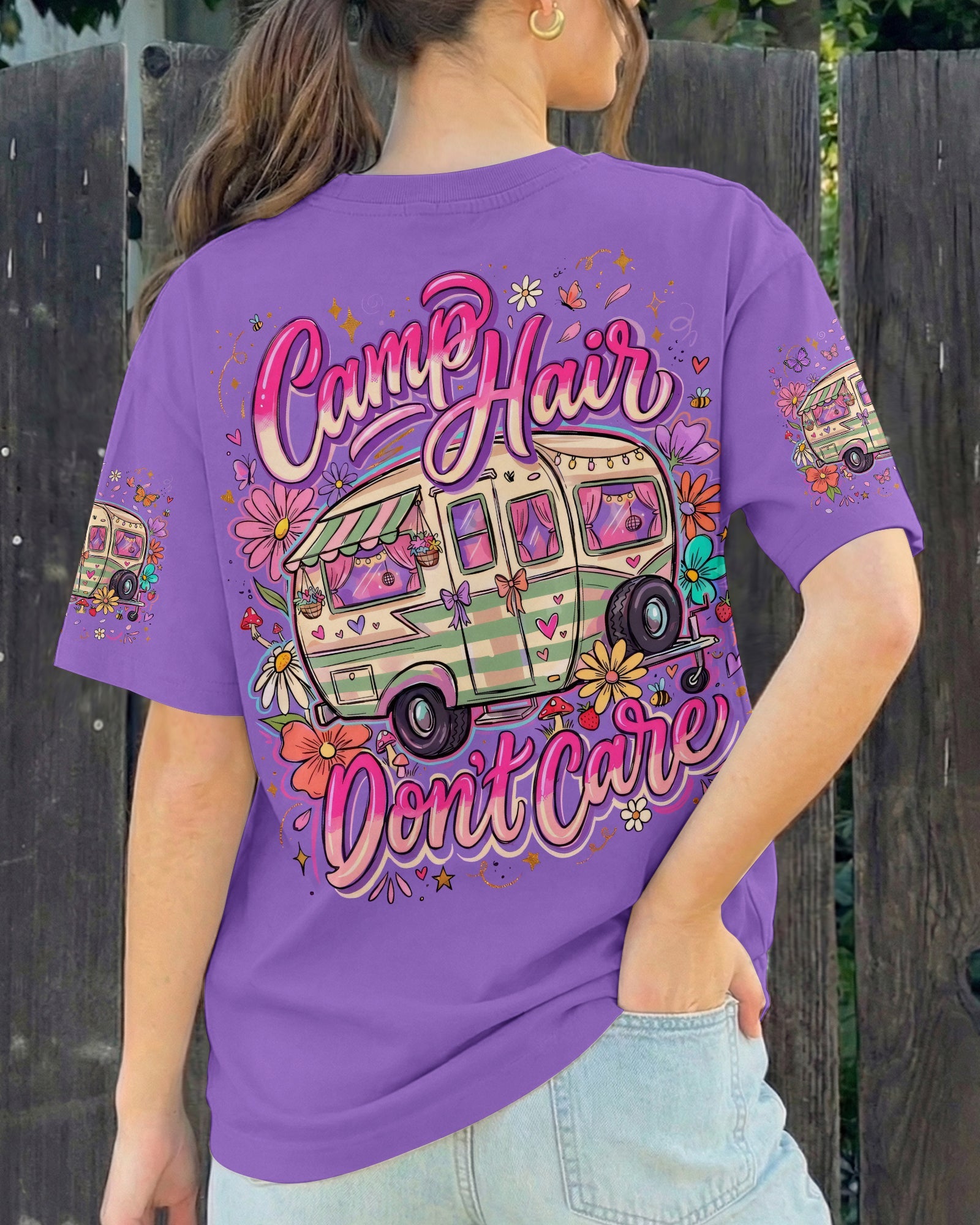 CAMP HAIR DON'T CARE ALL OVER PRINT - TYQY2406261