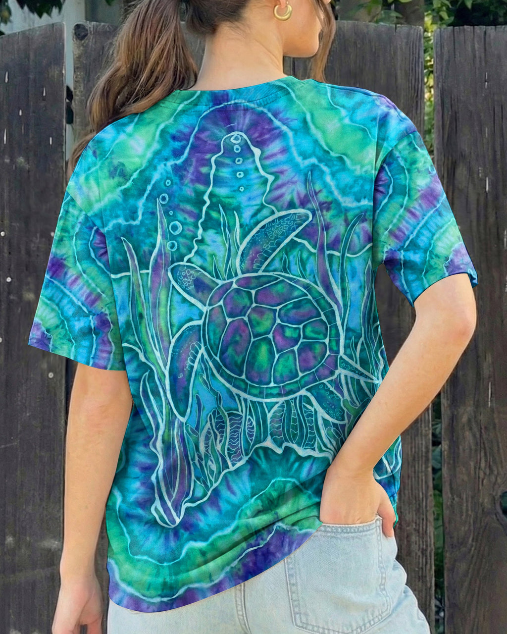 STARFISH TURTLE SWIRL ALL OVER PRINT - TLHN0307261