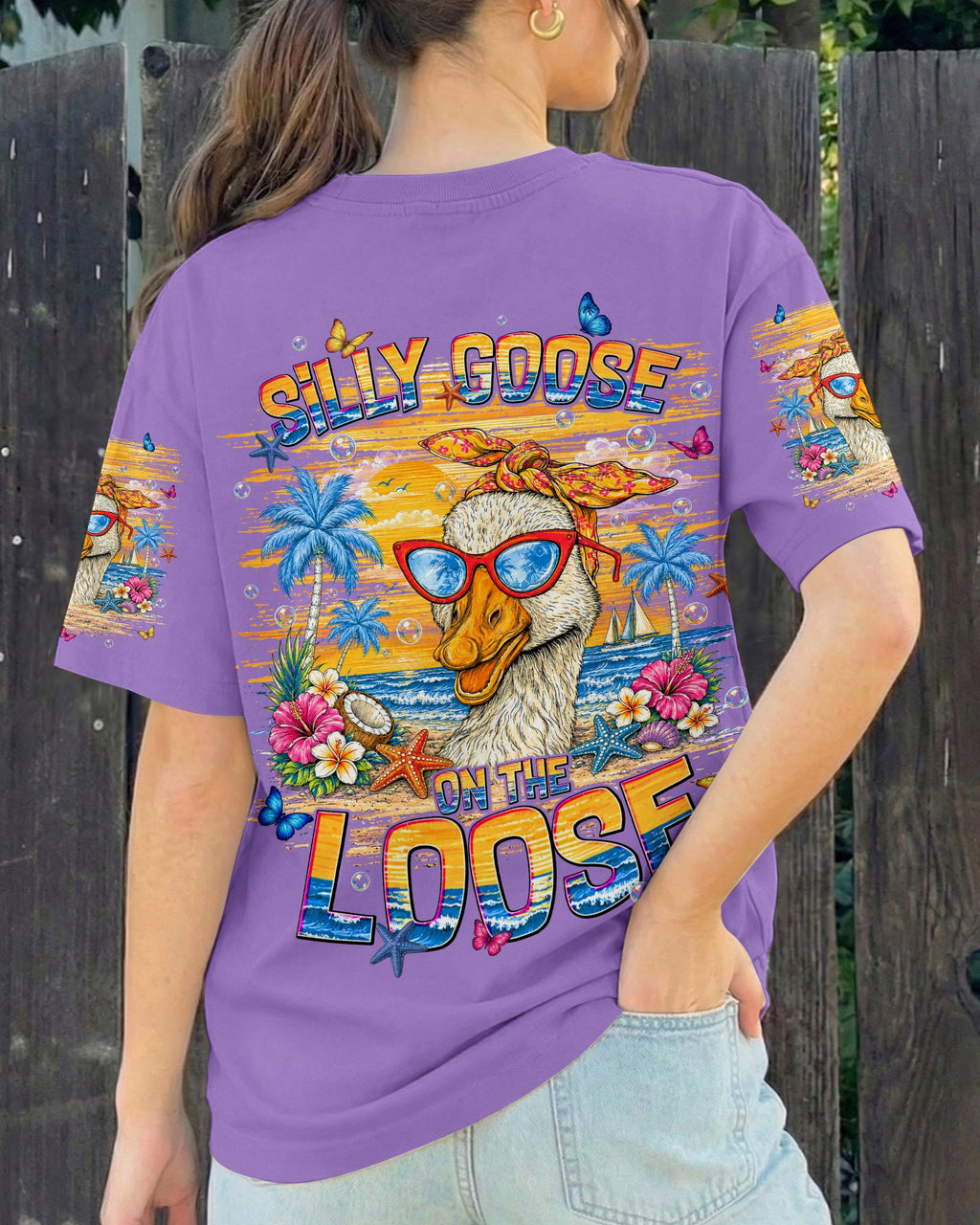 SILLY GOOSE ON THE LOOSE ALL OVER PRINT - TLNT0406262