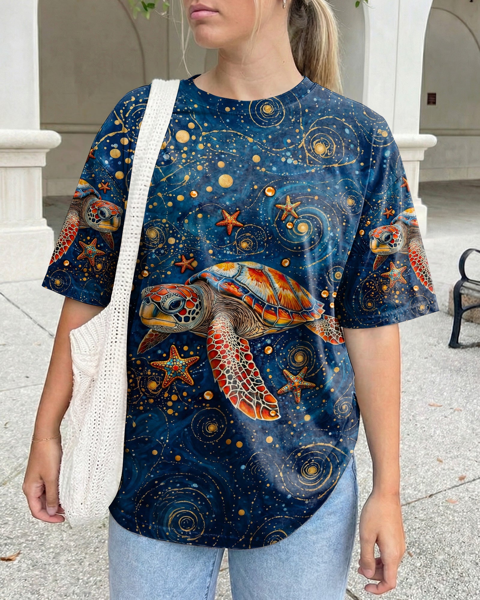 SALTWATER HEALS EVERYTHING TURTLE ALL OVER PRINT  - TLNT1304262